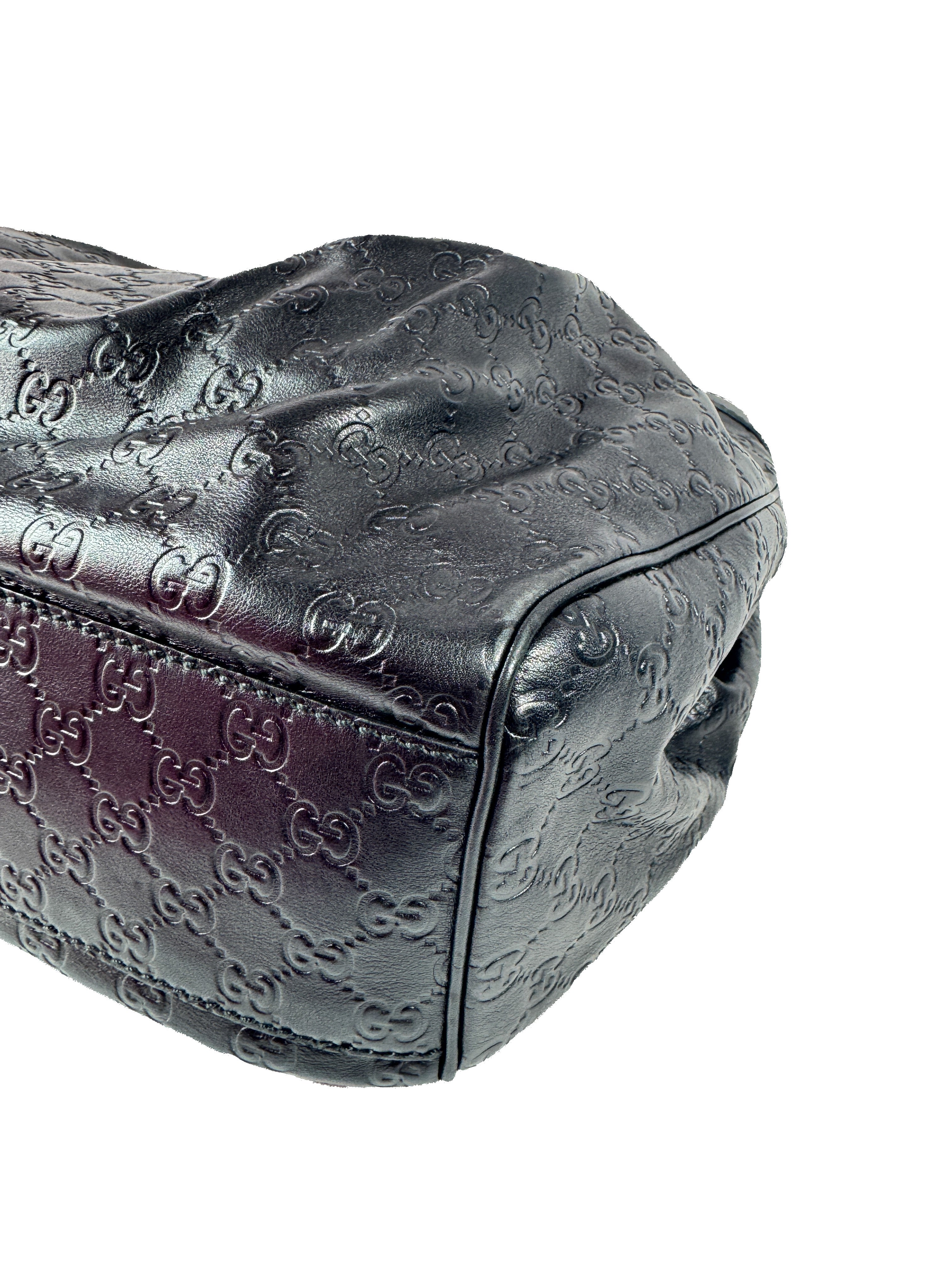 Gucci black Guccissima Sukey shoulder bag 211948 002123