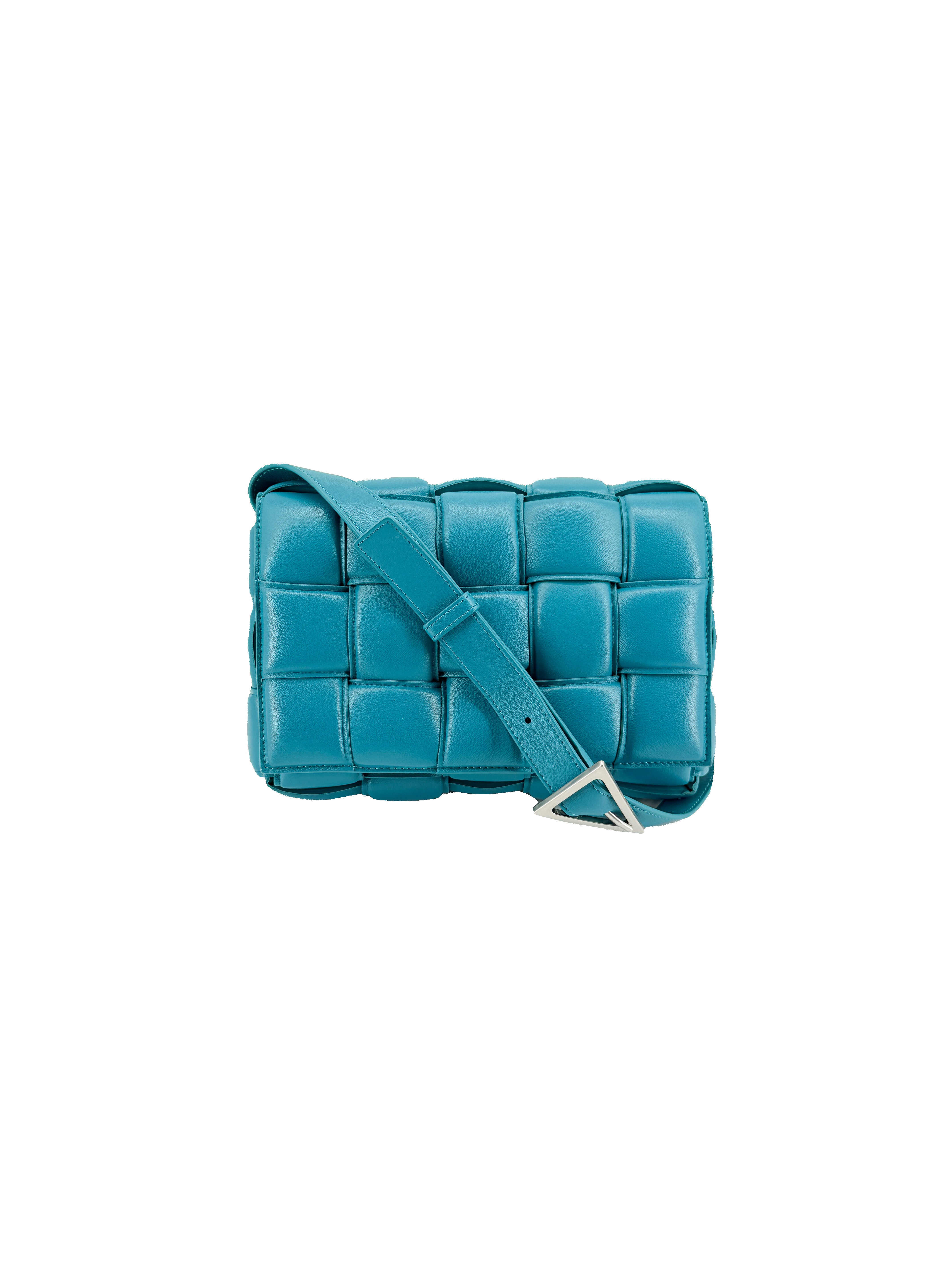 Bottega Veneta blue padded Cassette maxi bag B09693824D