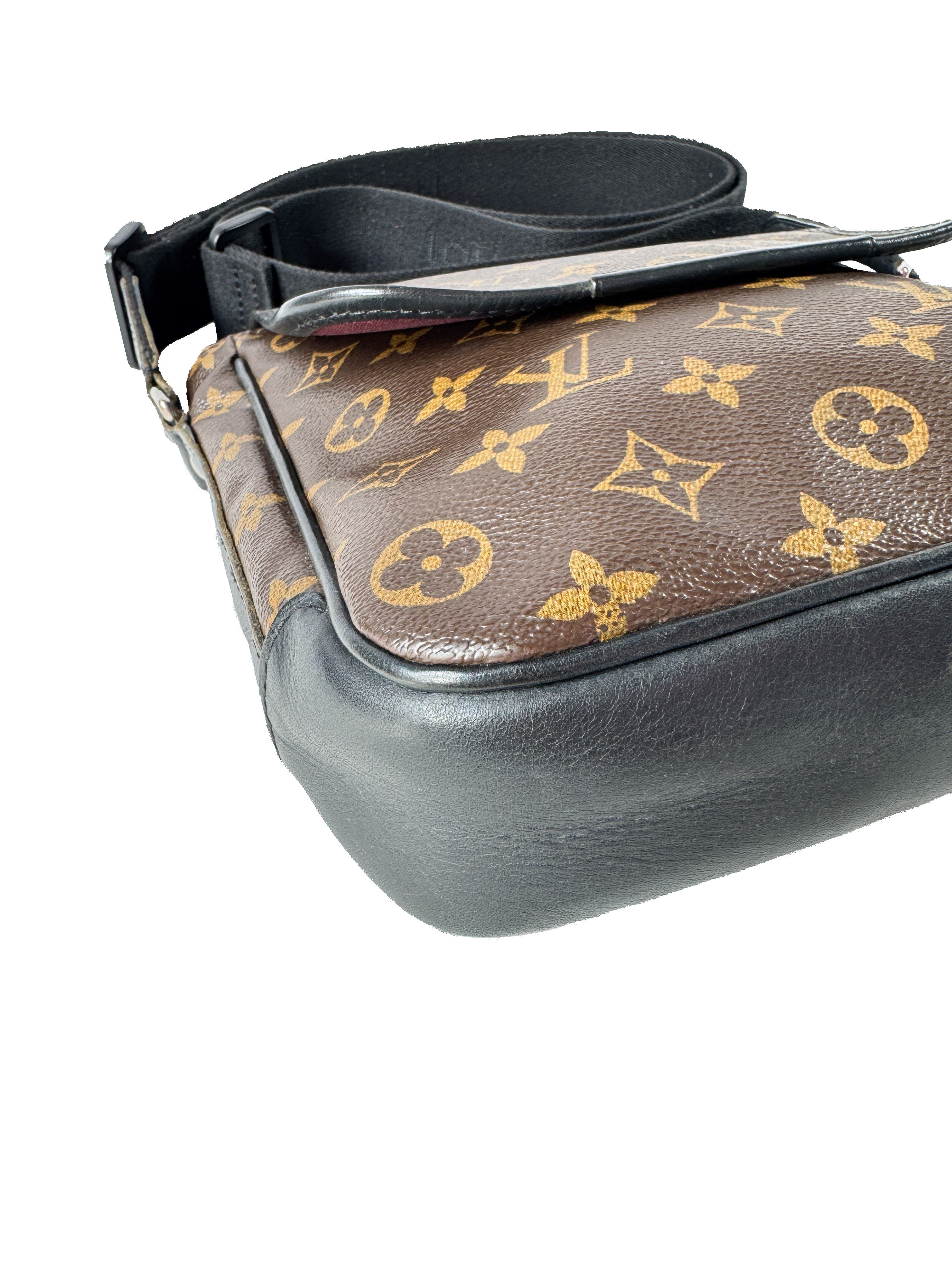 Louis Vuitton Bass Messenger Bag Macassar Monogram Canvas PM AA4171