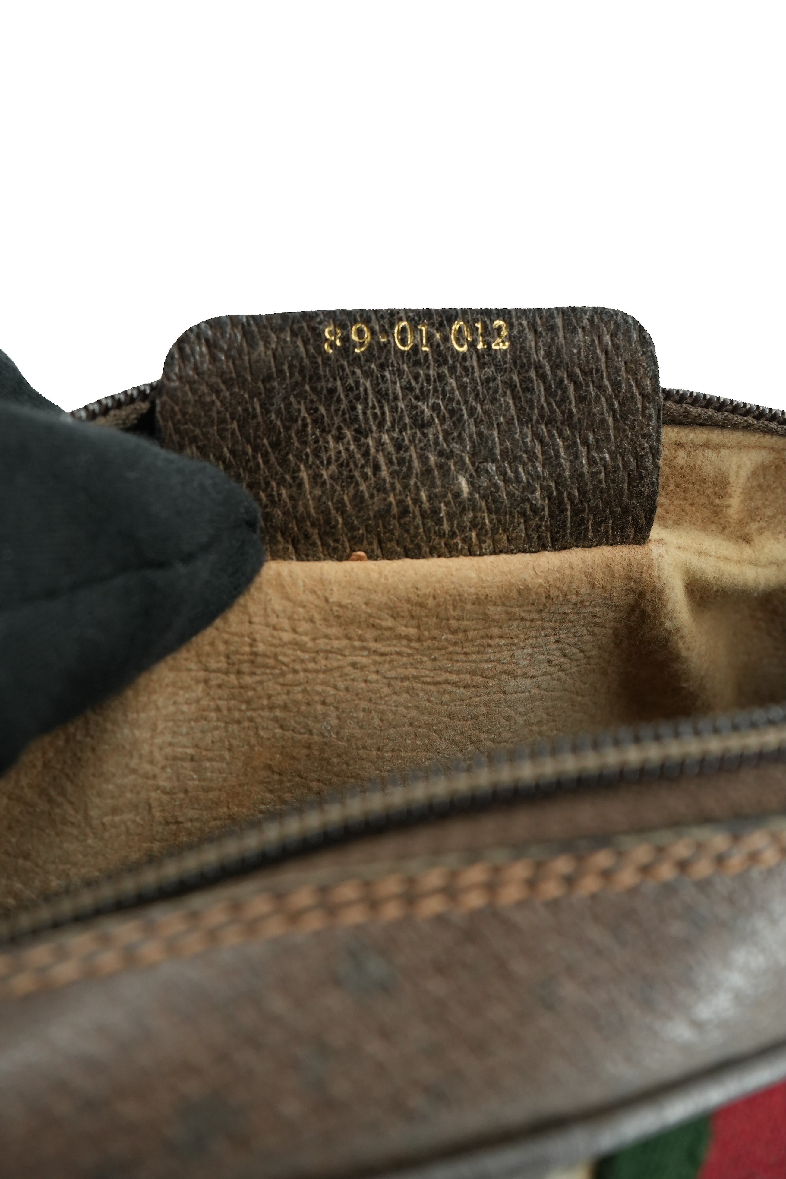 Gucci GG signature vintage Sherry line pouch 89-01-012