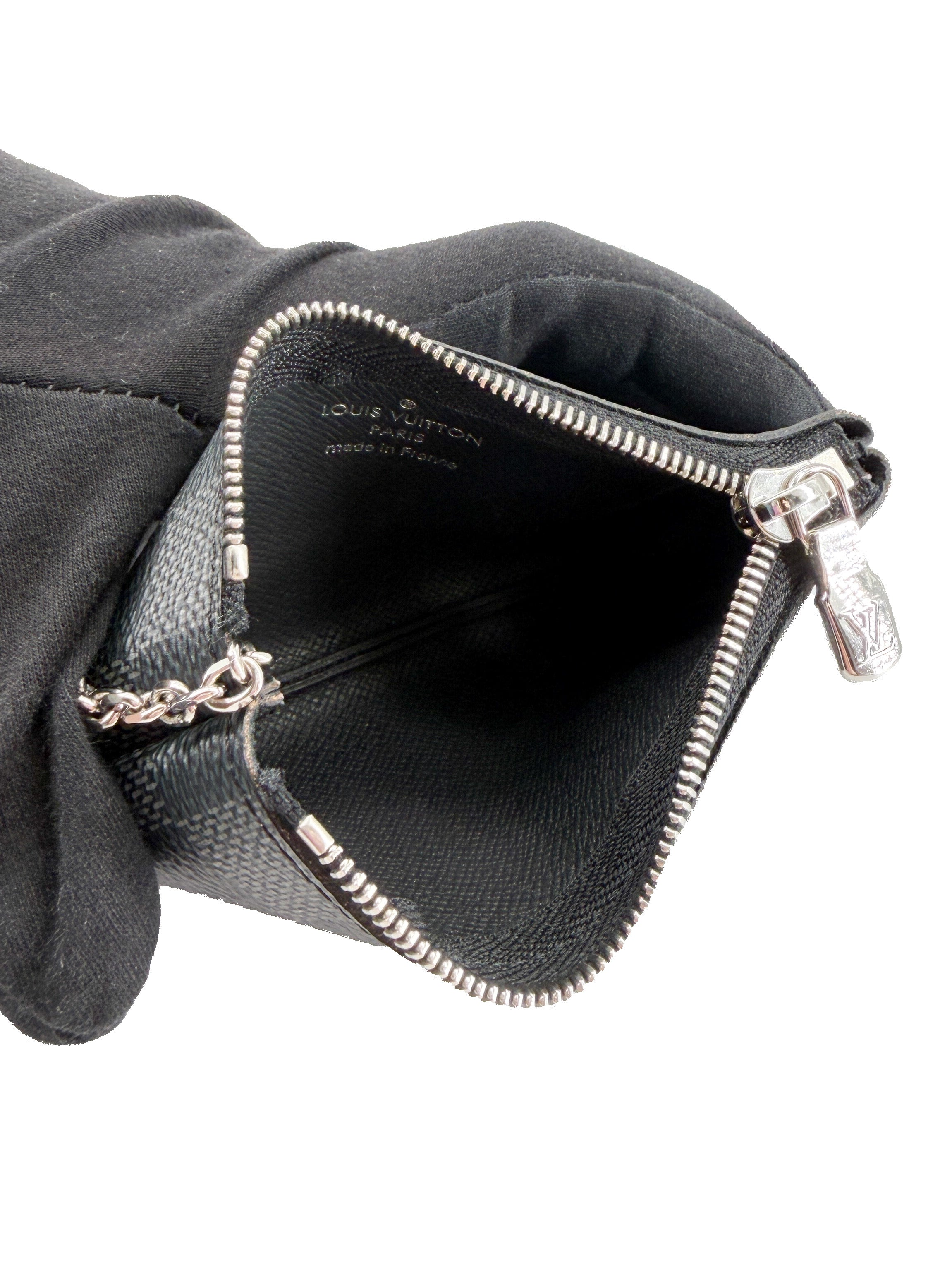Louis Vuitton damier graphite key cles CT3169