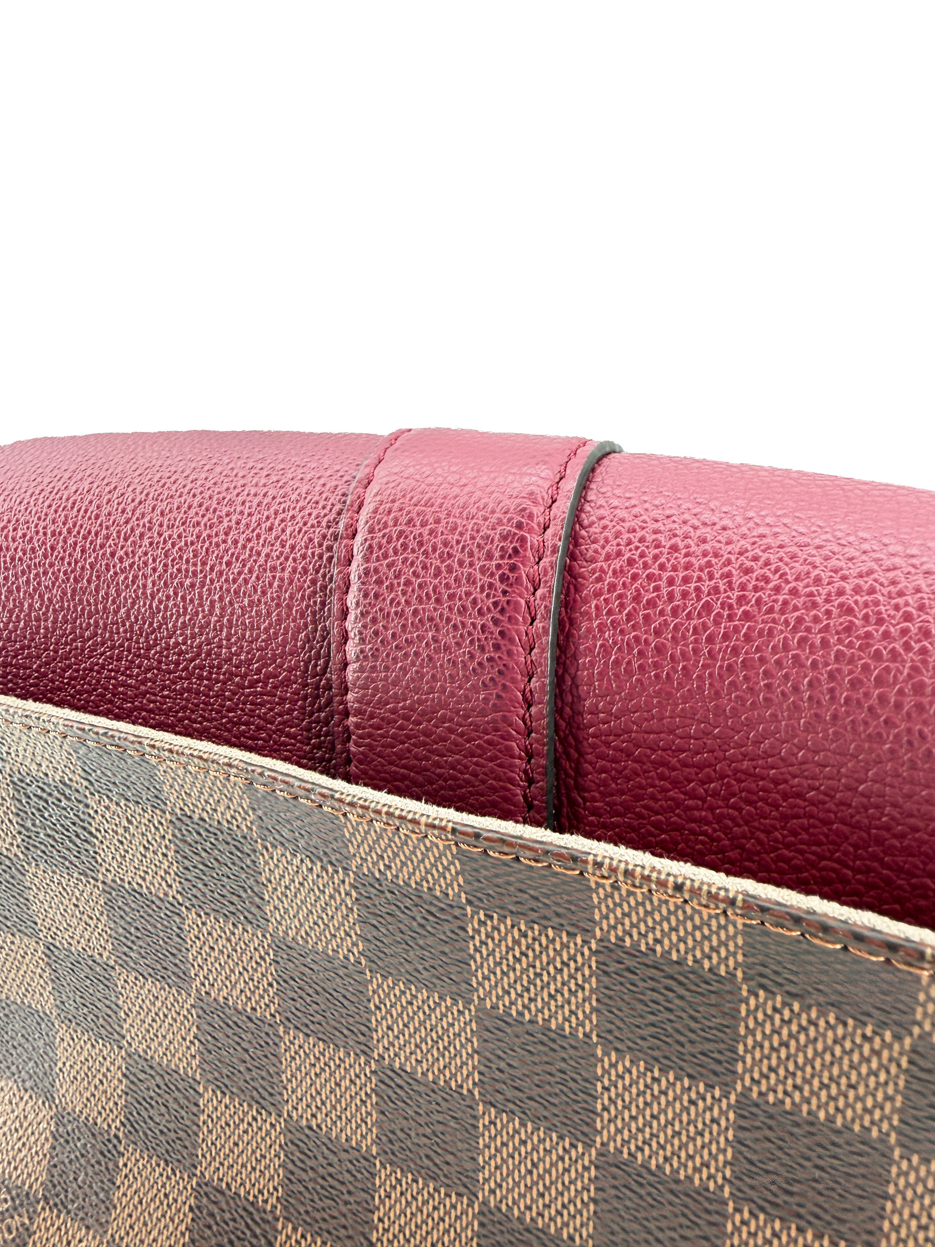 Louis Vuitton Clapton Handbag Damier and Leather PM SA1128