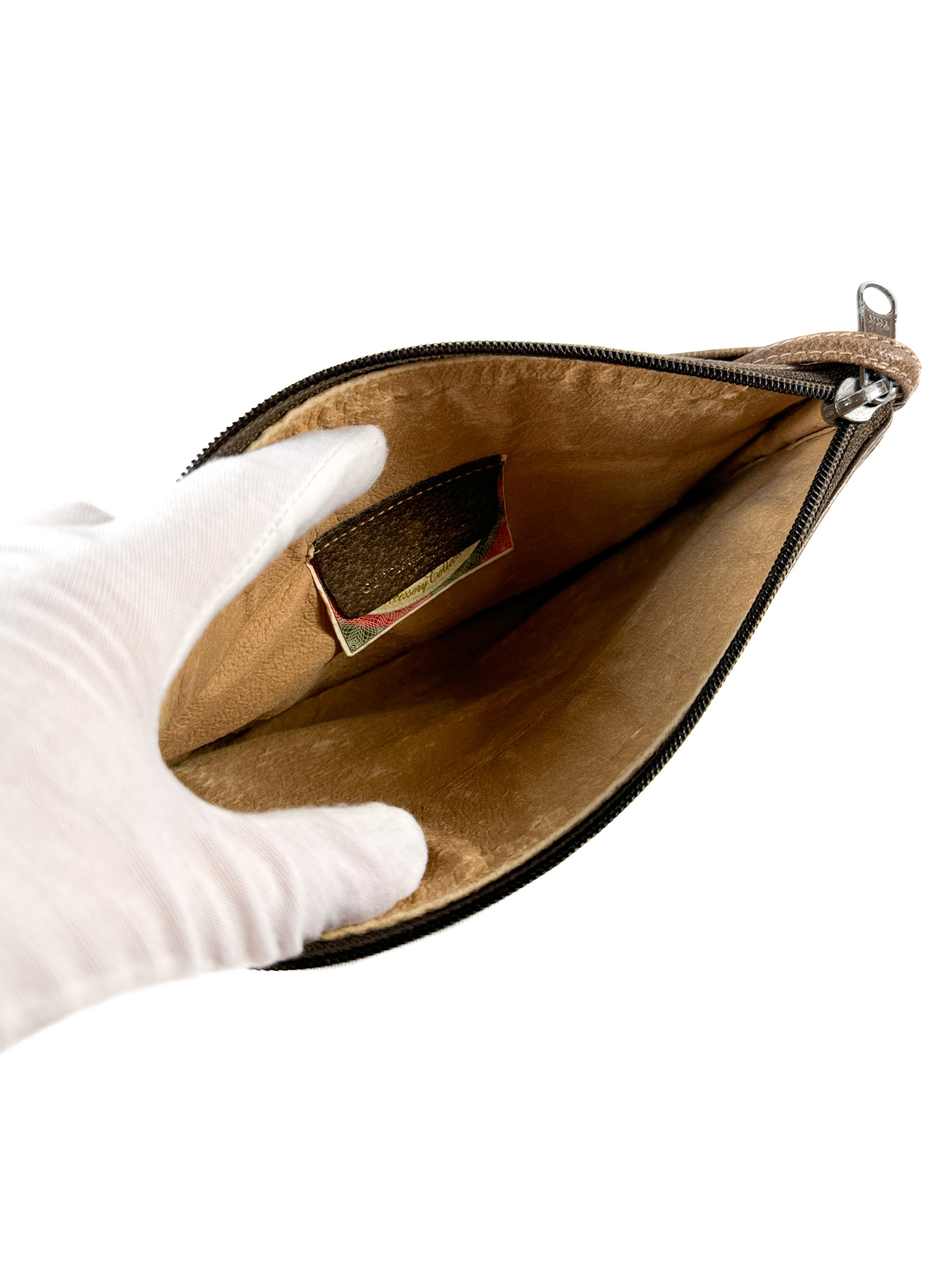 Gucci signature coated canvas vintage crossbody 80s/90s