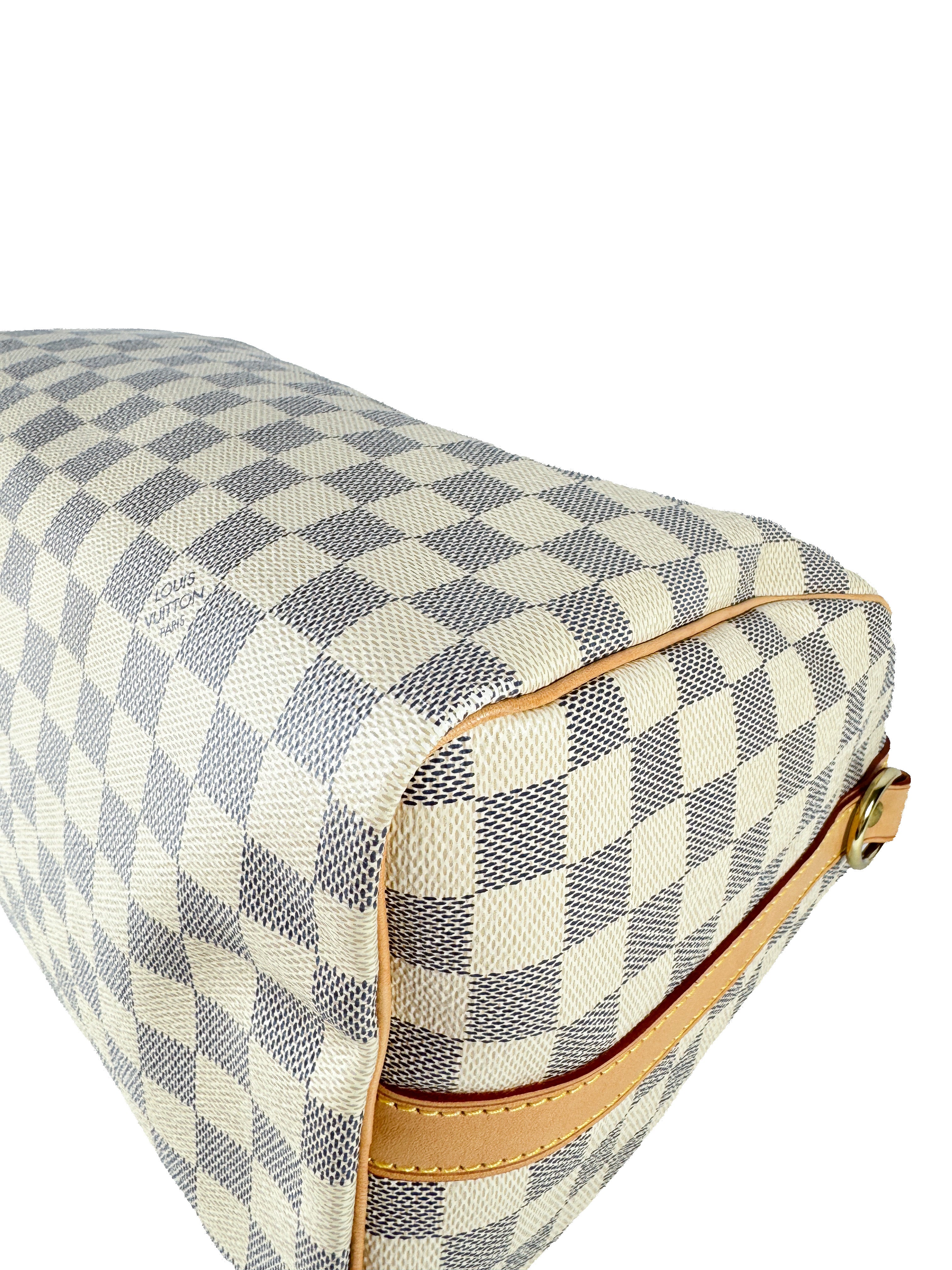 Louis Vuitton damier azur Speedy 30 bandouliere SD4147