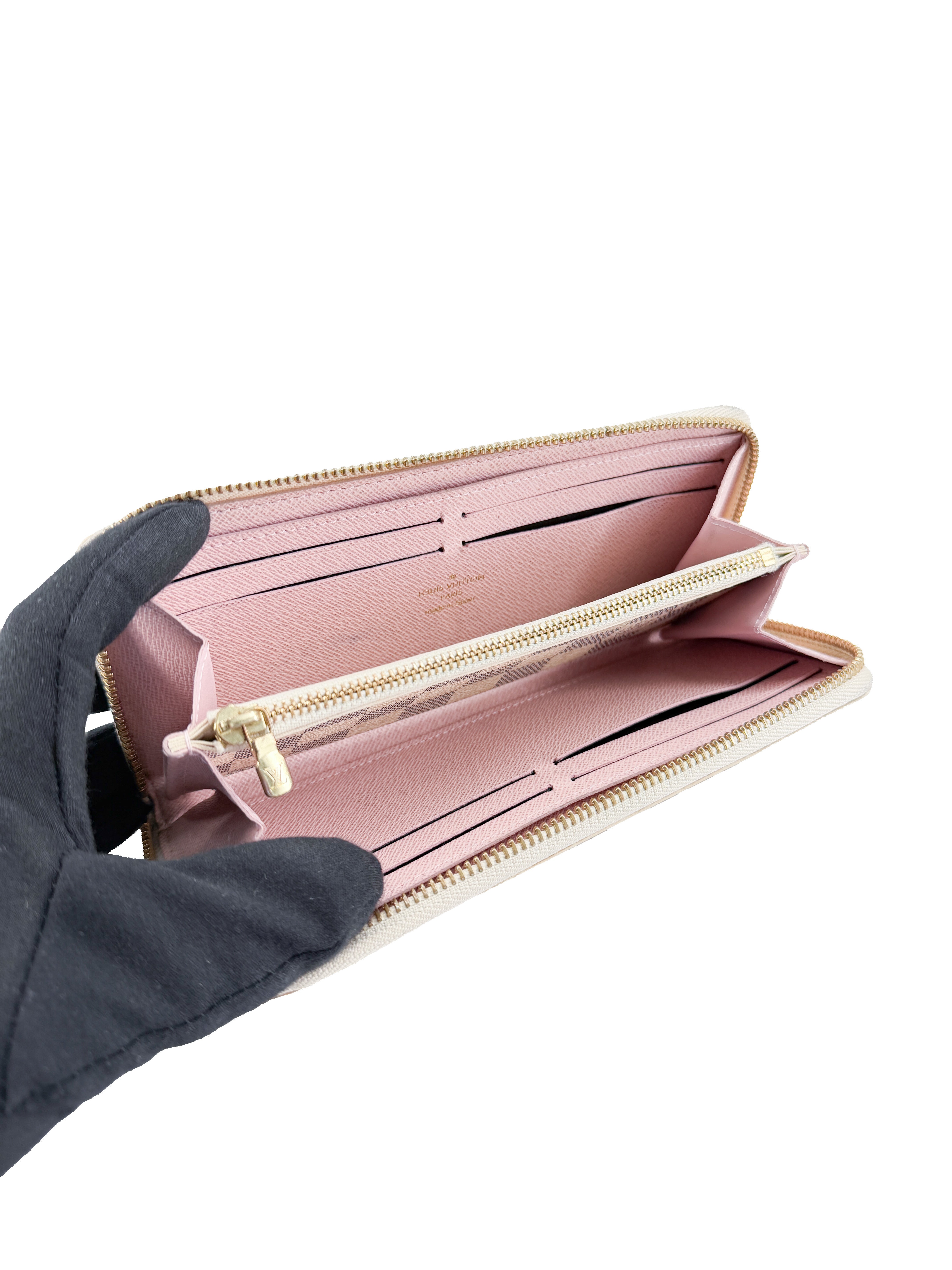 Louis Vuitton damier azur Clemence wallet GI3127