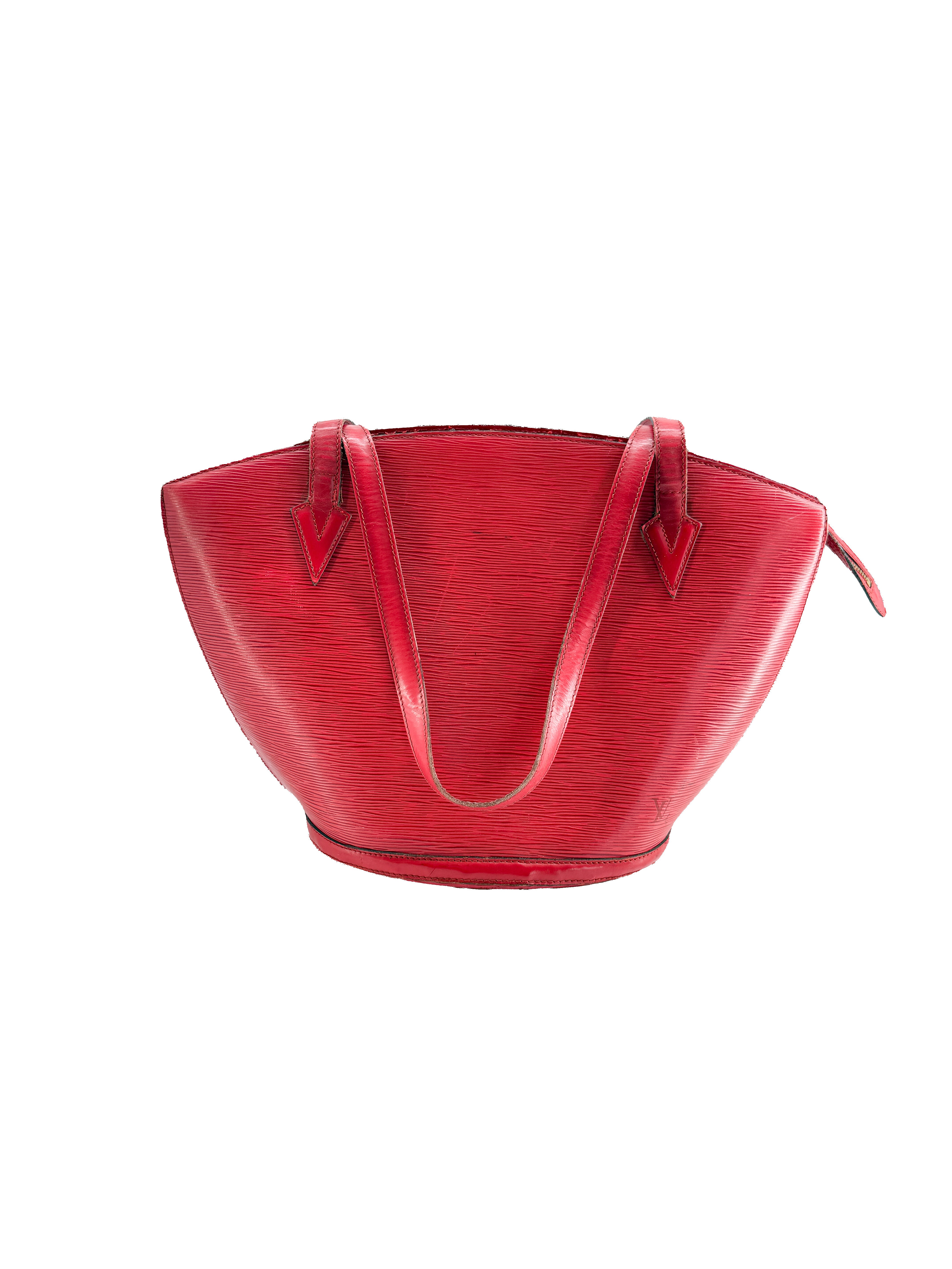 Louis Vuitton red Epi leather Saint Jacques A20954