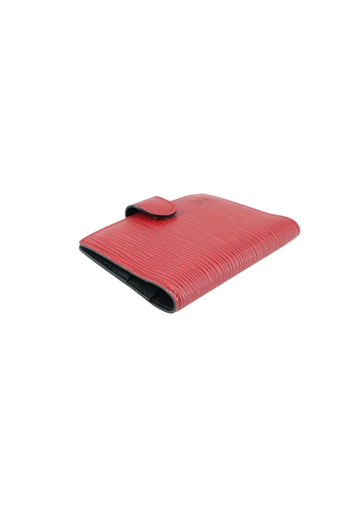 Louis Vuitton red epi leather card wallet TH0976