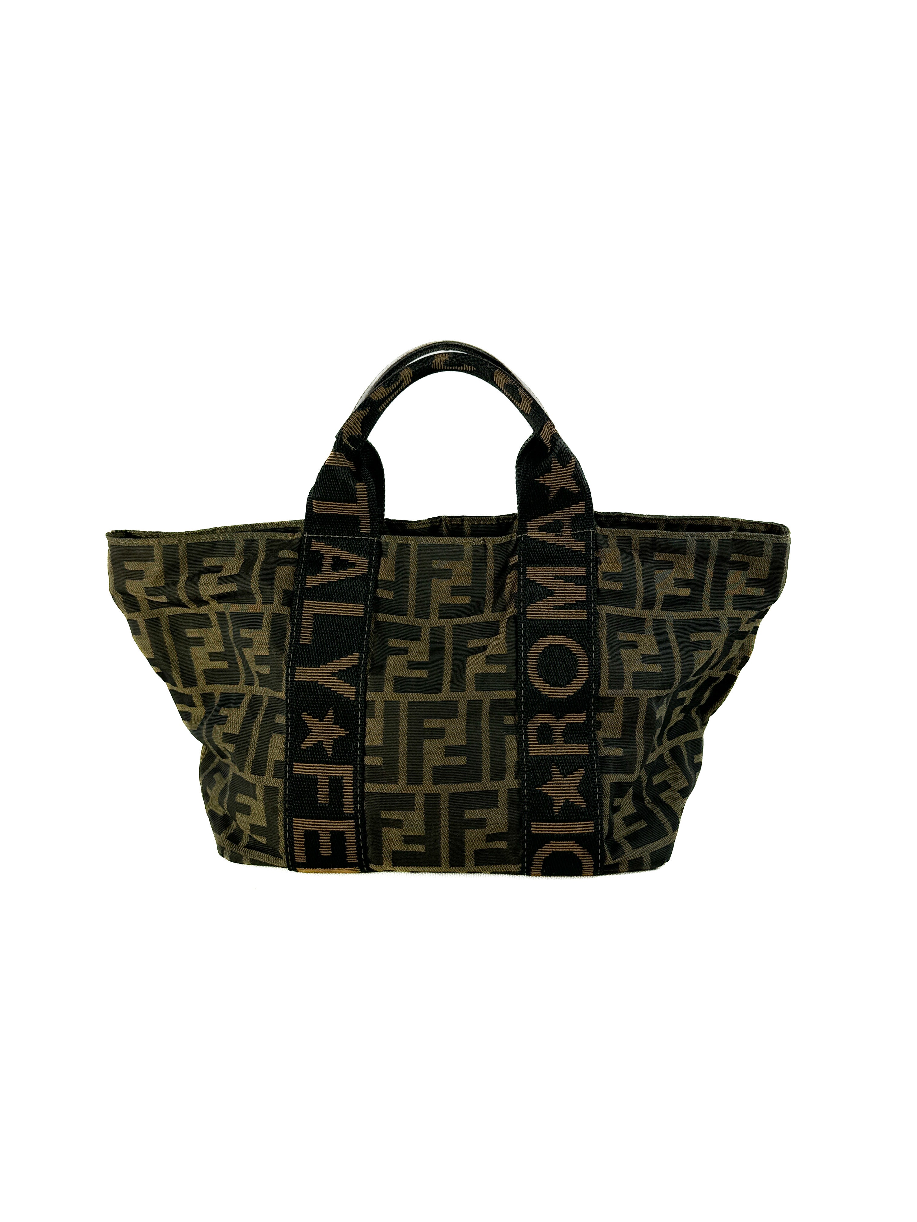 Fendi Zucca nylon mini 1925 tote