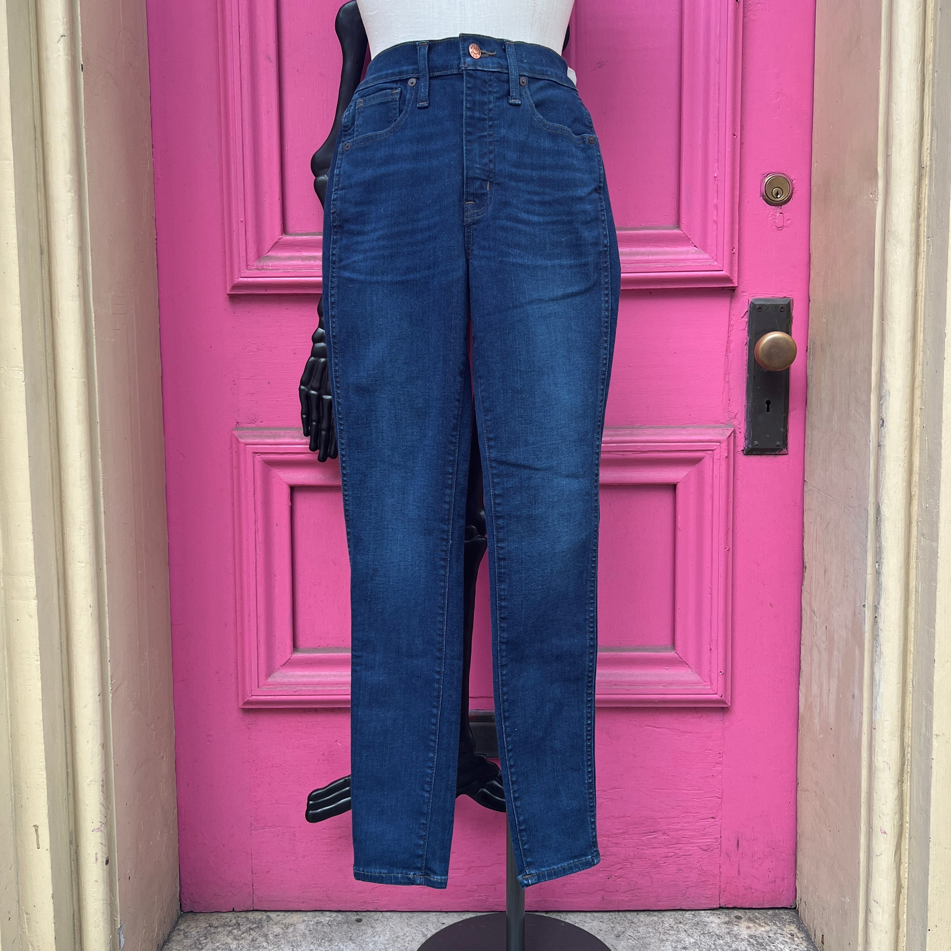 Madewell 10" high rise skinny jeans size 2 NWT