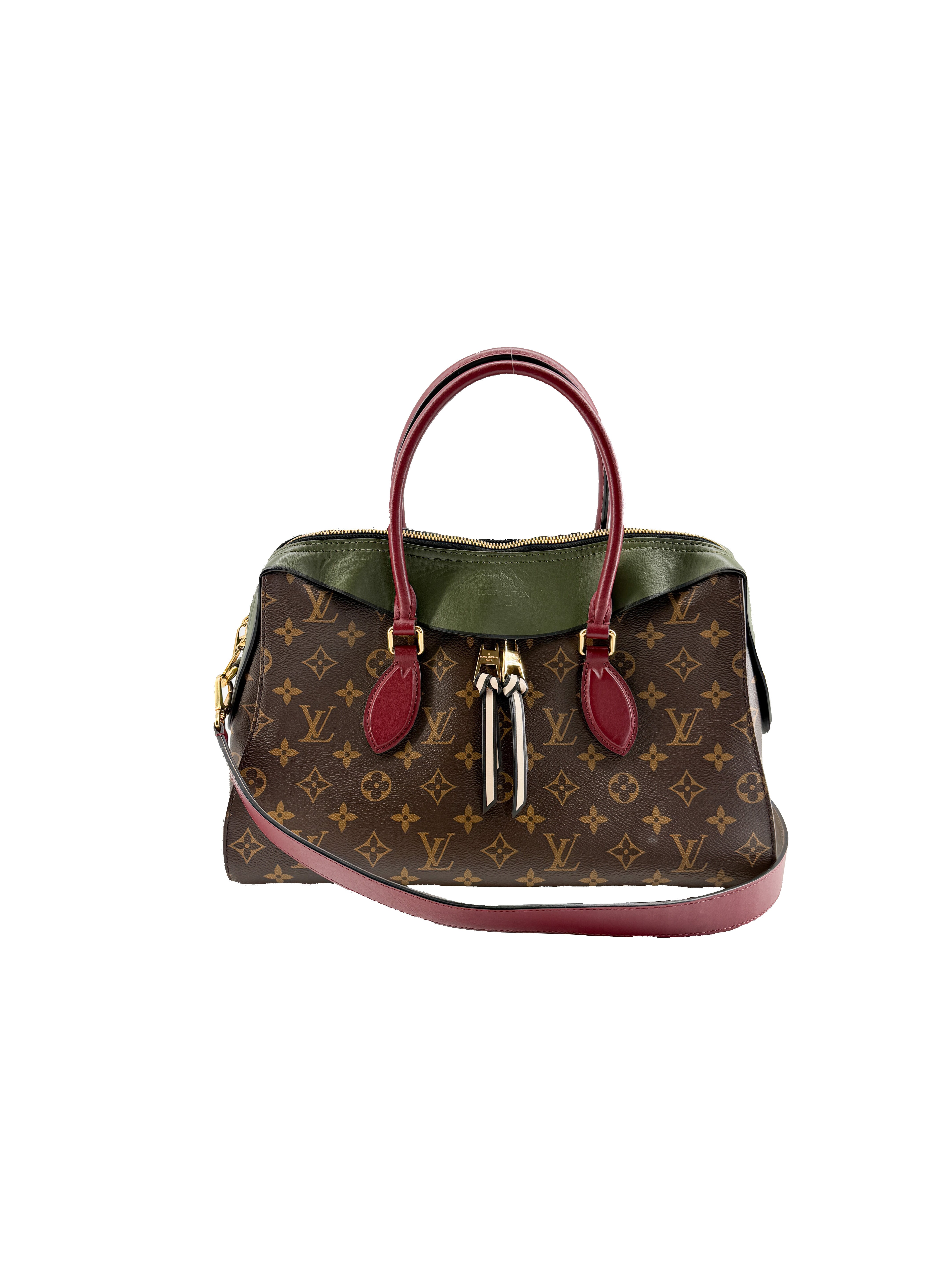 Louis Vuitton monogram green, burgundy Tuileries AA2128
