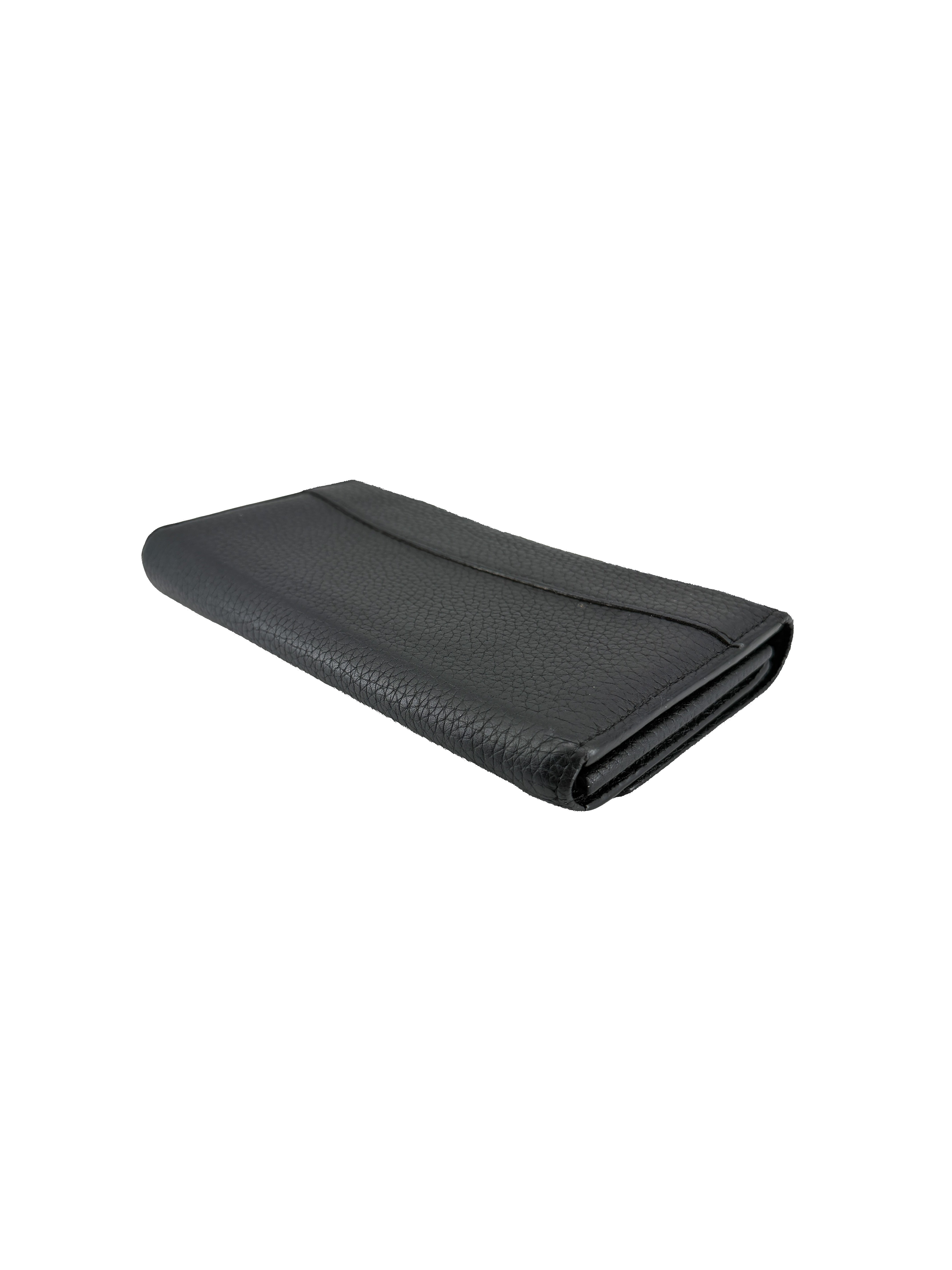 Louis Vuitton Taurillon Studded Sol Capucines Wallet Black MI4128