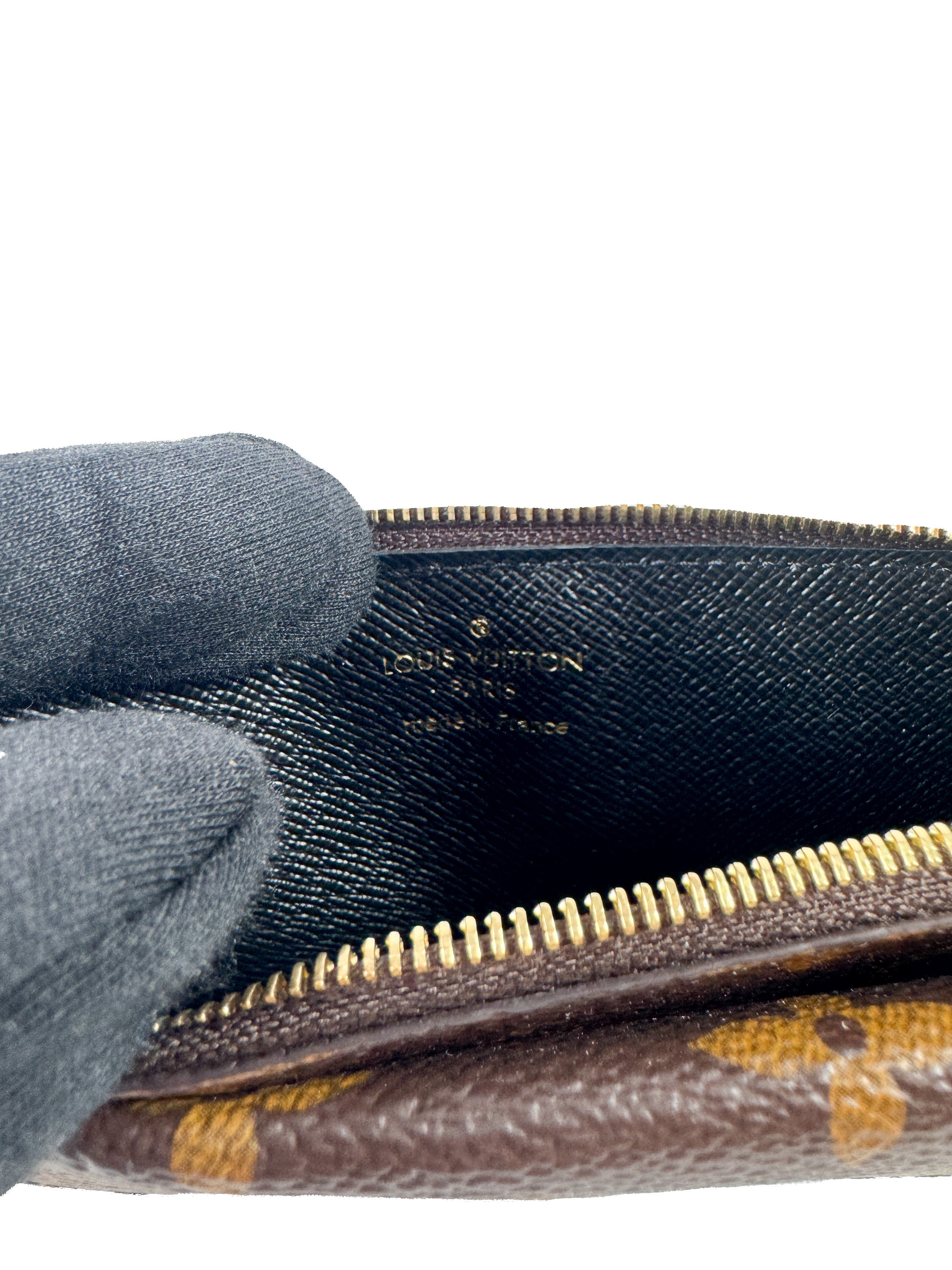 Louis Vuitton monogram Recto Versa card holder black (NFC) retail $660