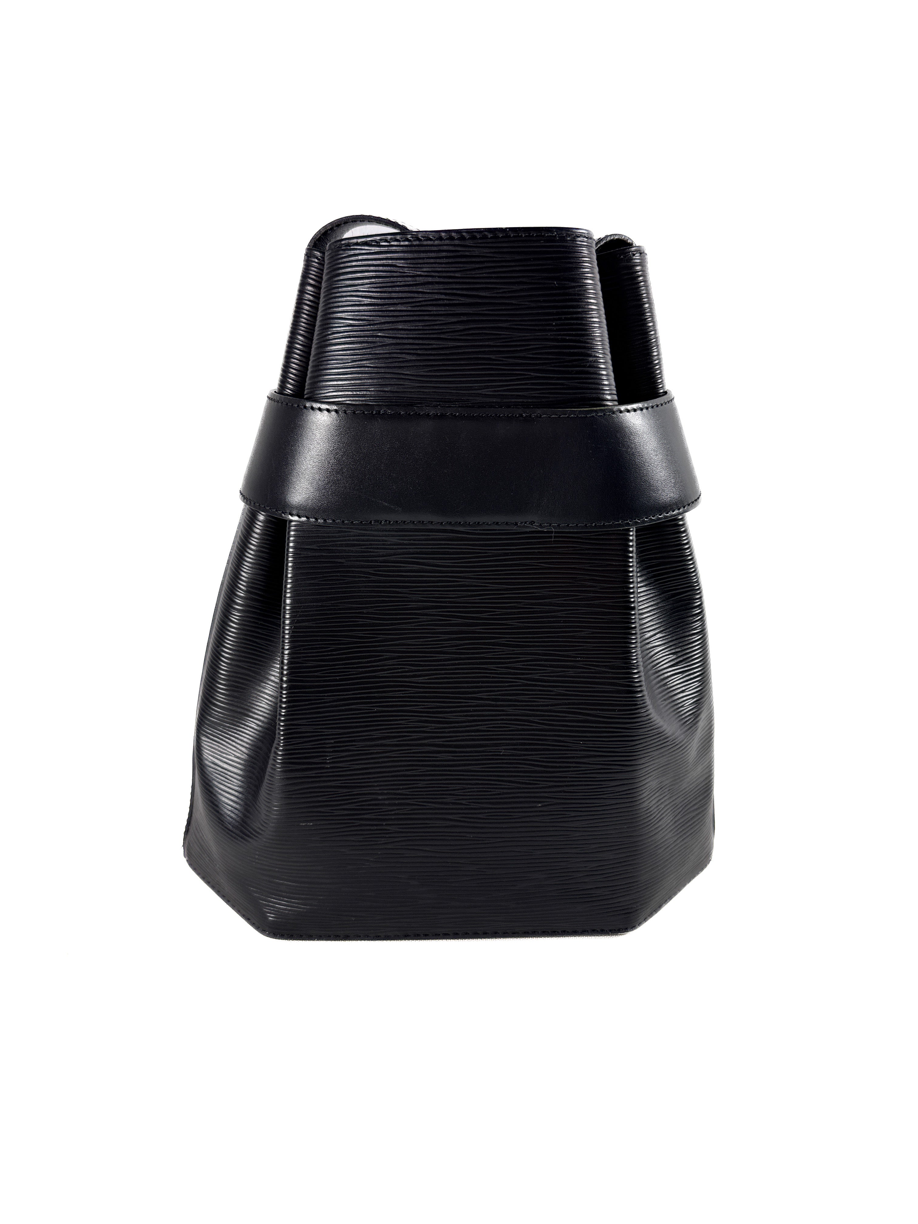 Louis Vuitton black epi Sac D'Epaule PM VI1918