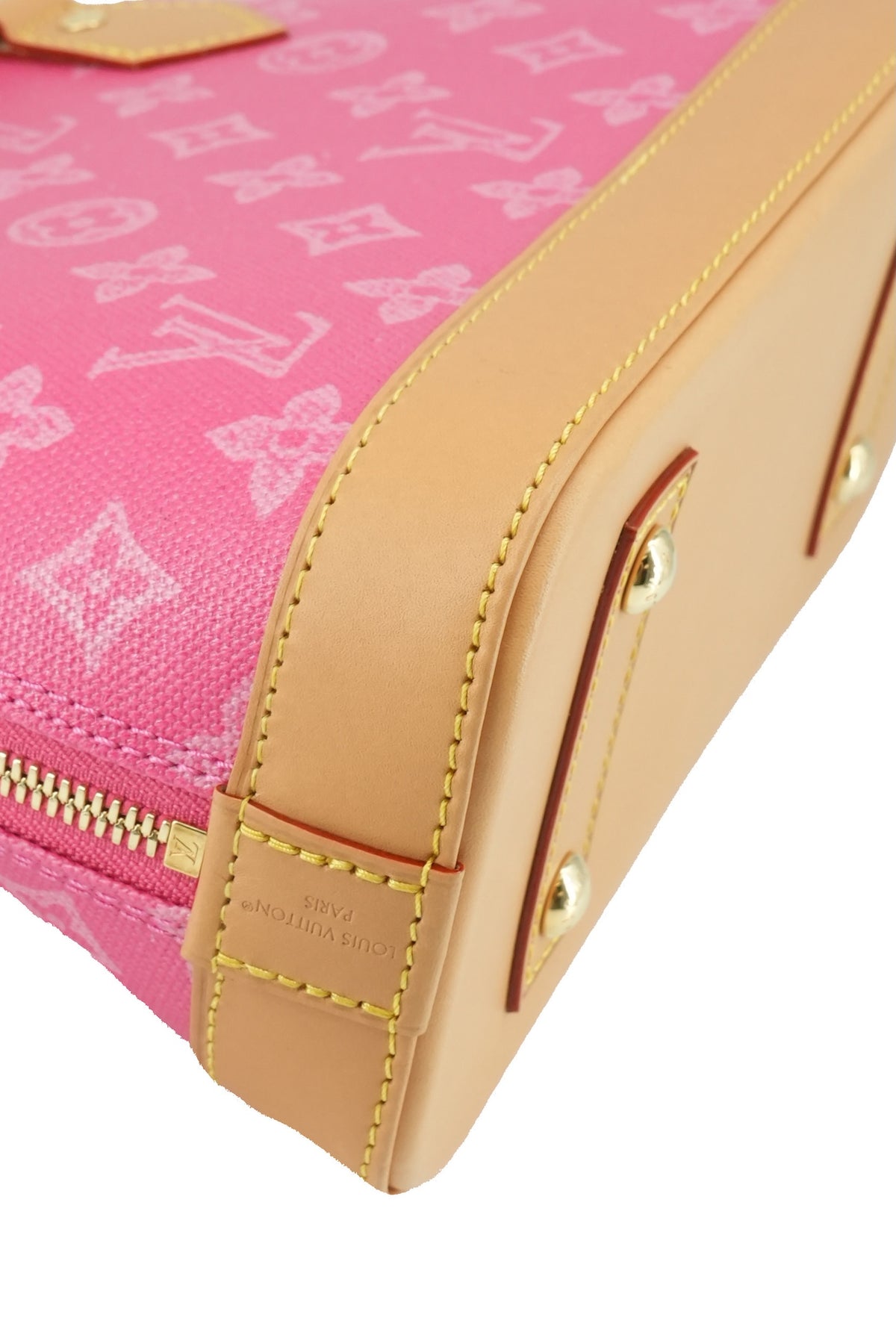 Louis Vuitton monogram Origine pink Alma BB NFC