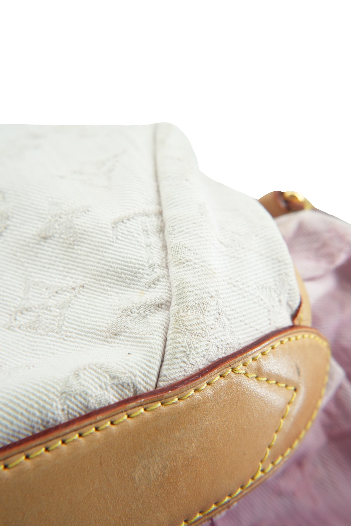 Louis Vuitton Sunshine pink denim monogram FL0130