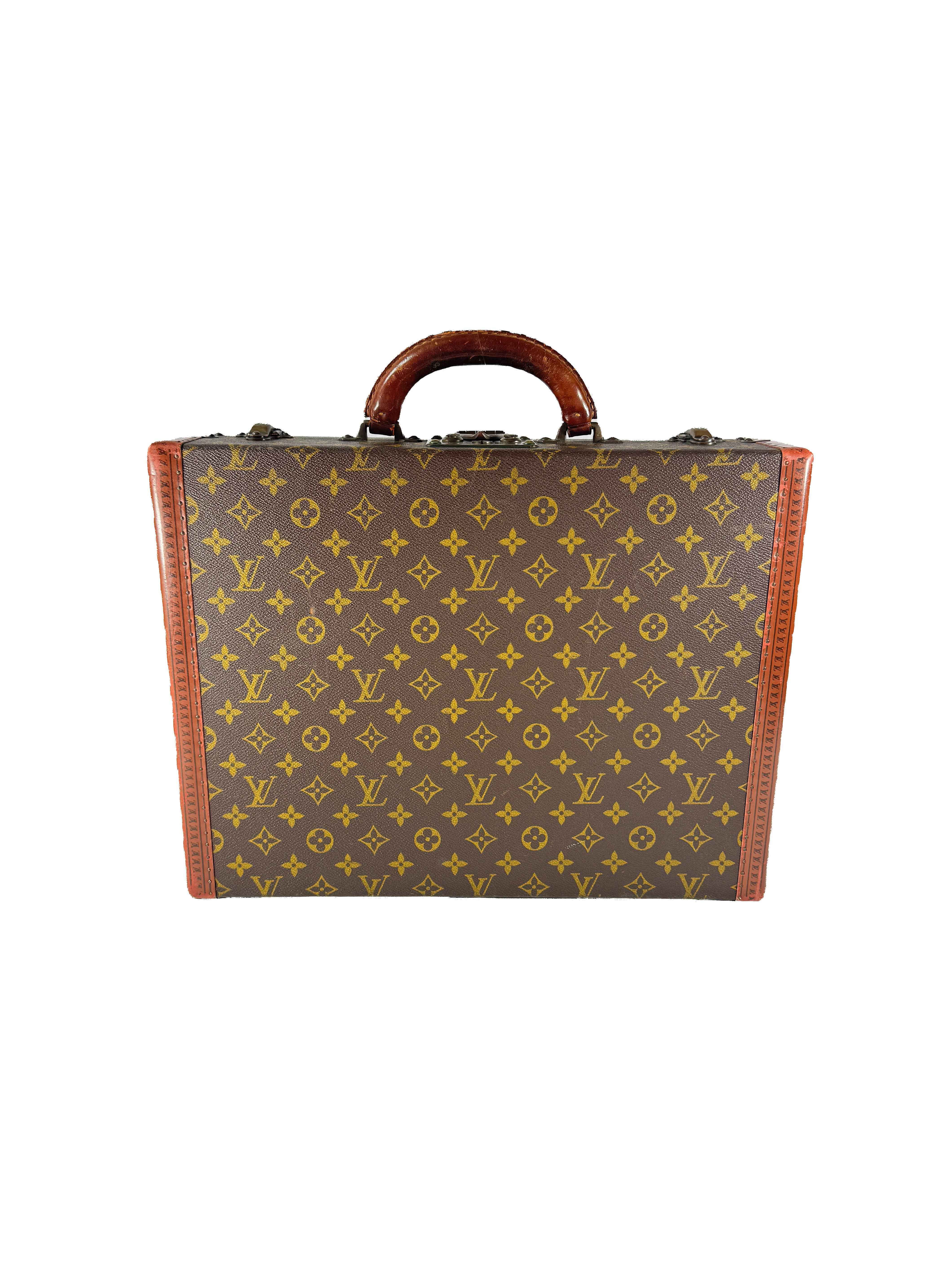 Louis Vuitton monogram 60s-80s vintage Cotteville 45 trunk 903220
