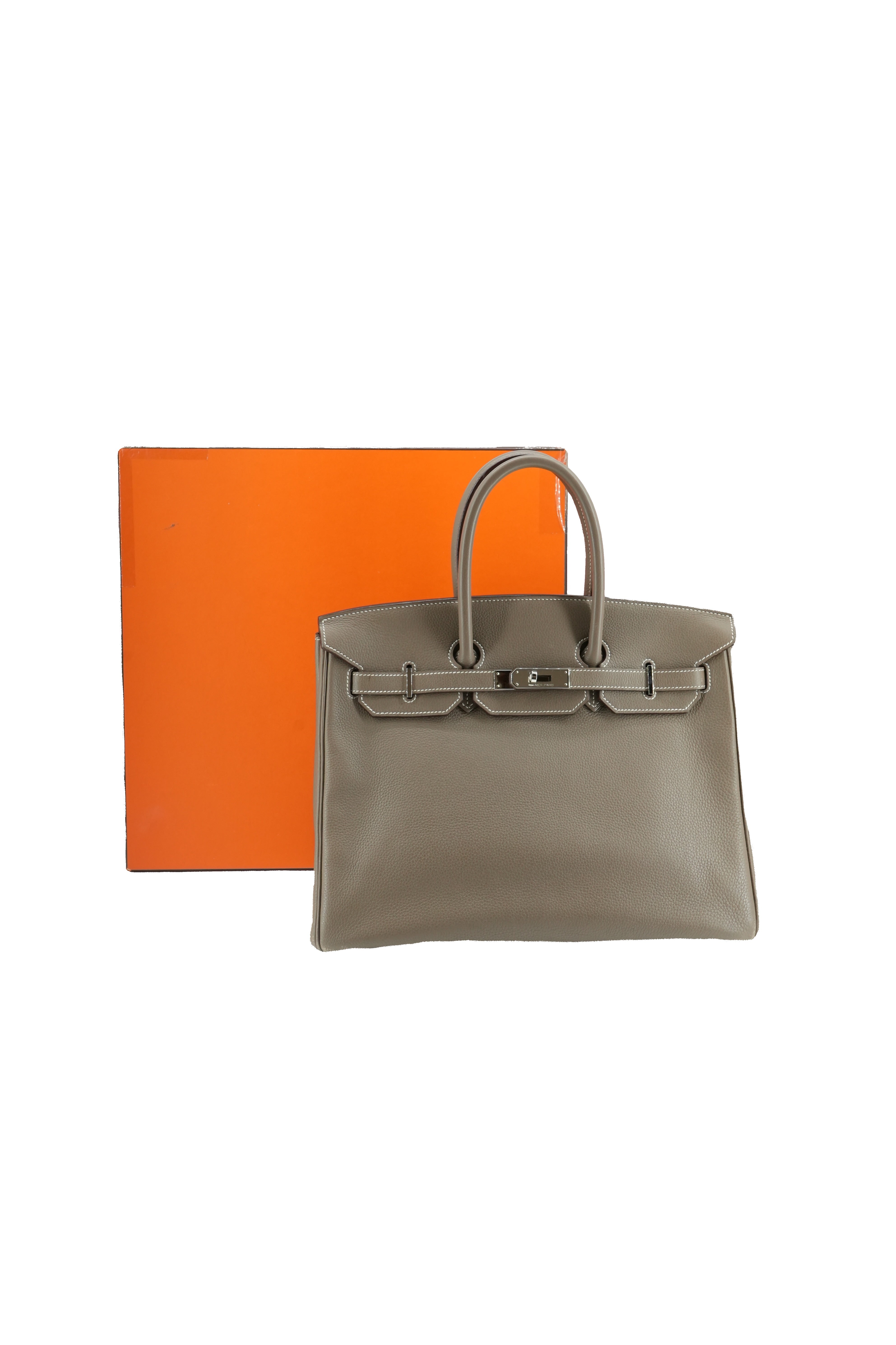 Hermès togo Birkin 35 Etoupe