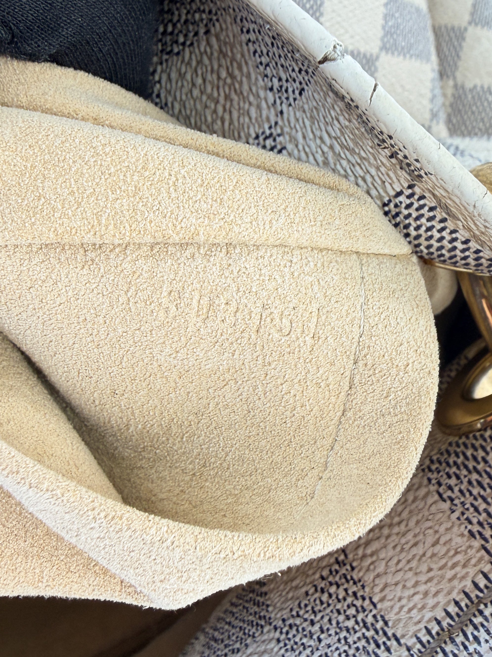 Louis Vuitton damier azur Artsy MM SD3151 *as is*