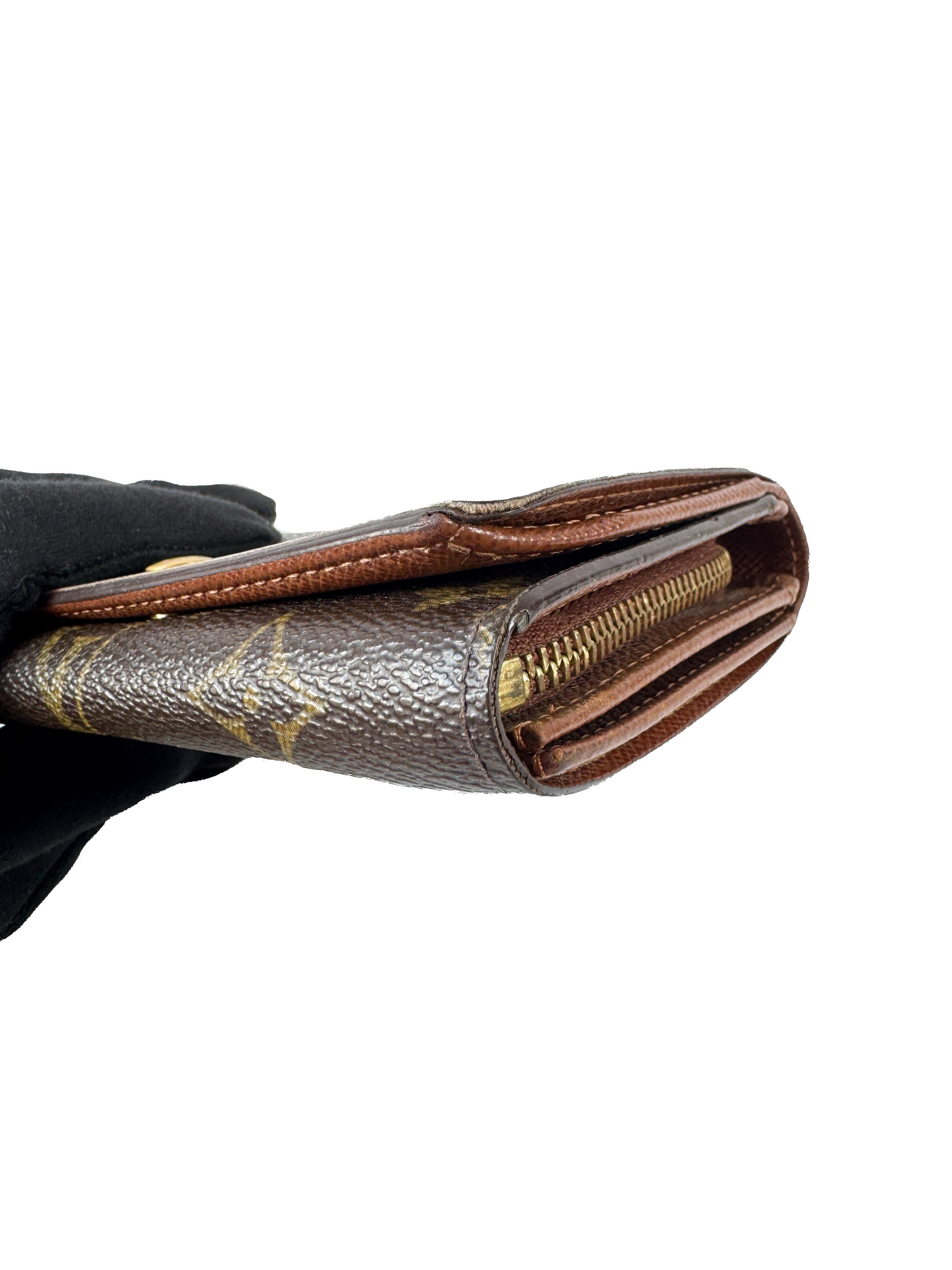 Louis Vuitton porte monnaie billets tresor monogram wallet SP1014