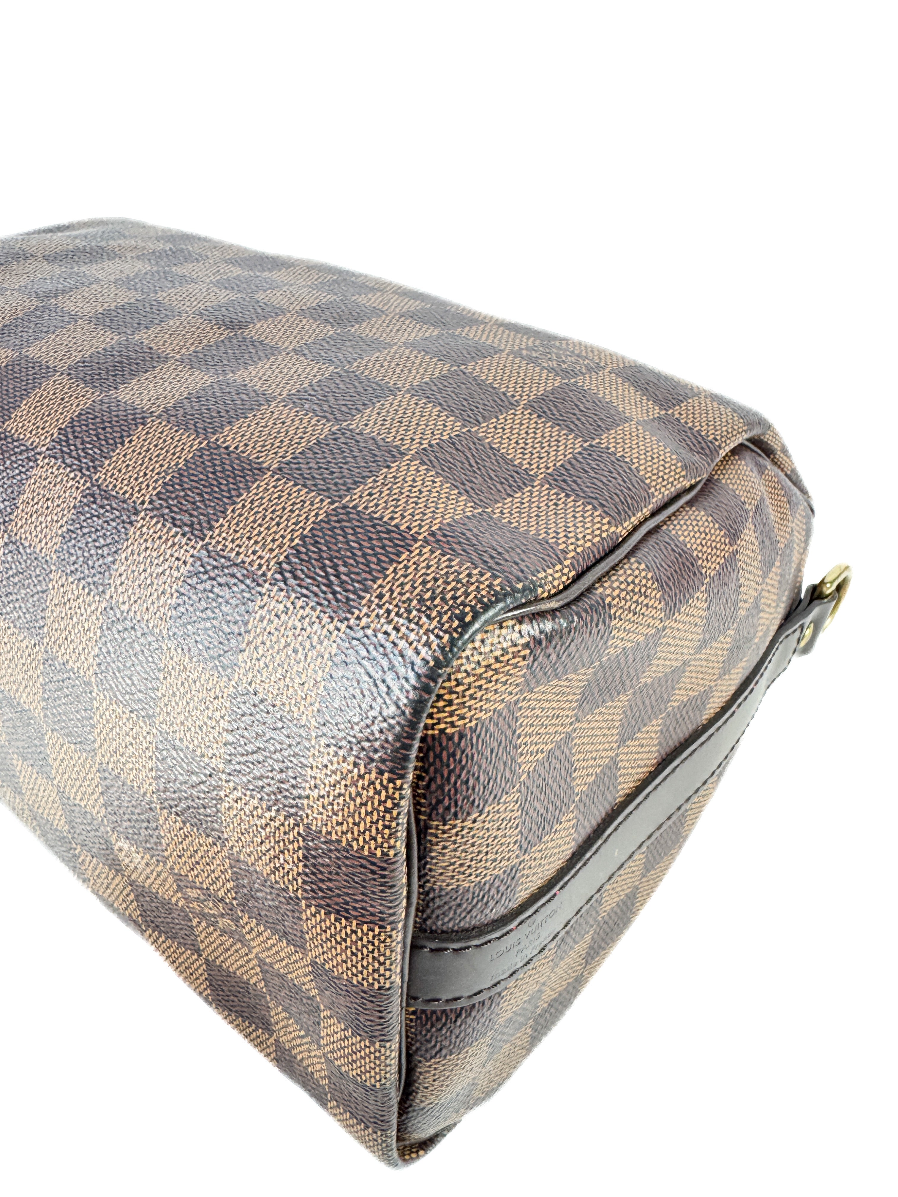 Louis Vuitton damier ebene Speedy 25 Bandouliere NM LA3199