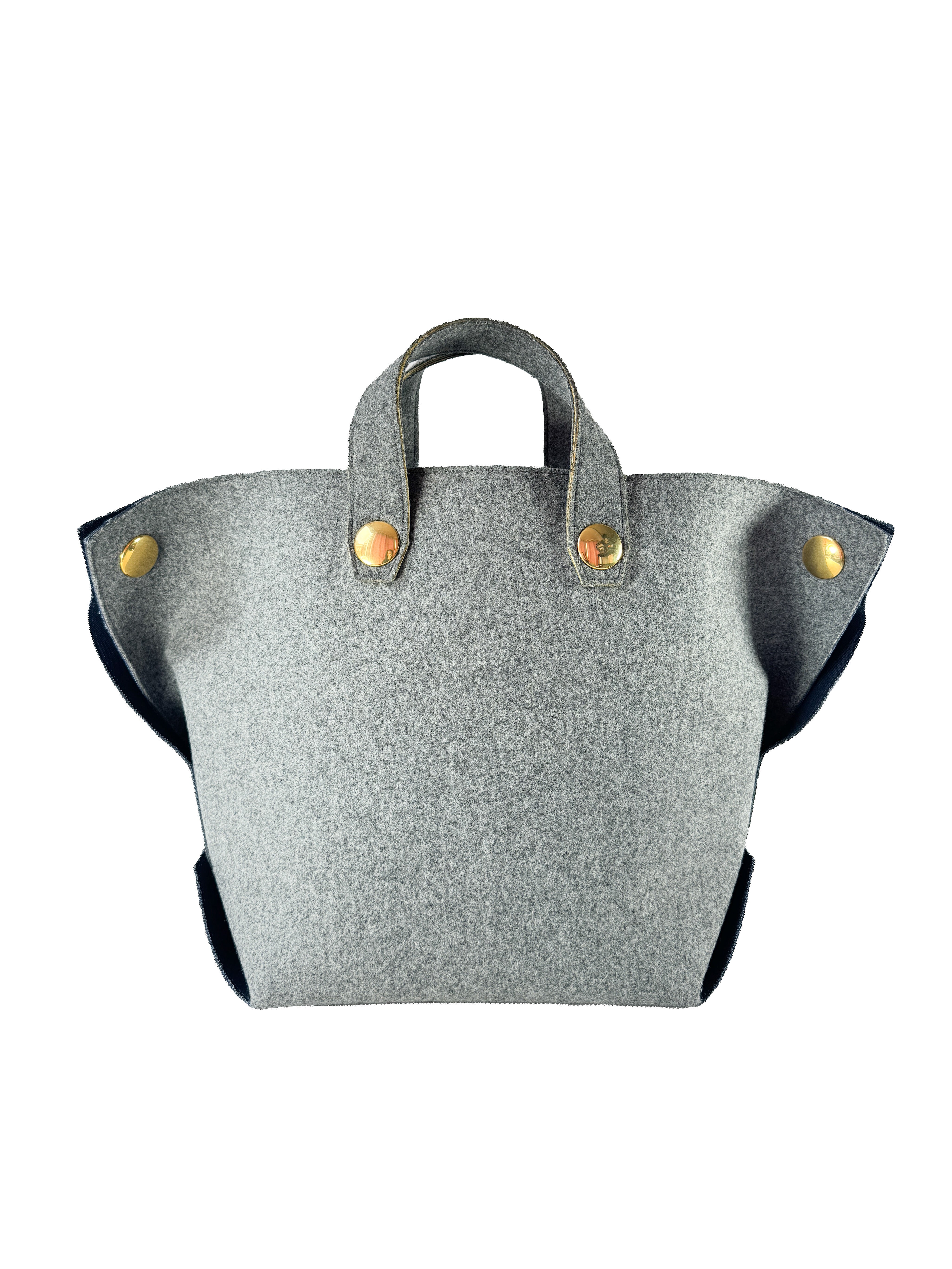 Celine gray wool felt orb bag WLA3184