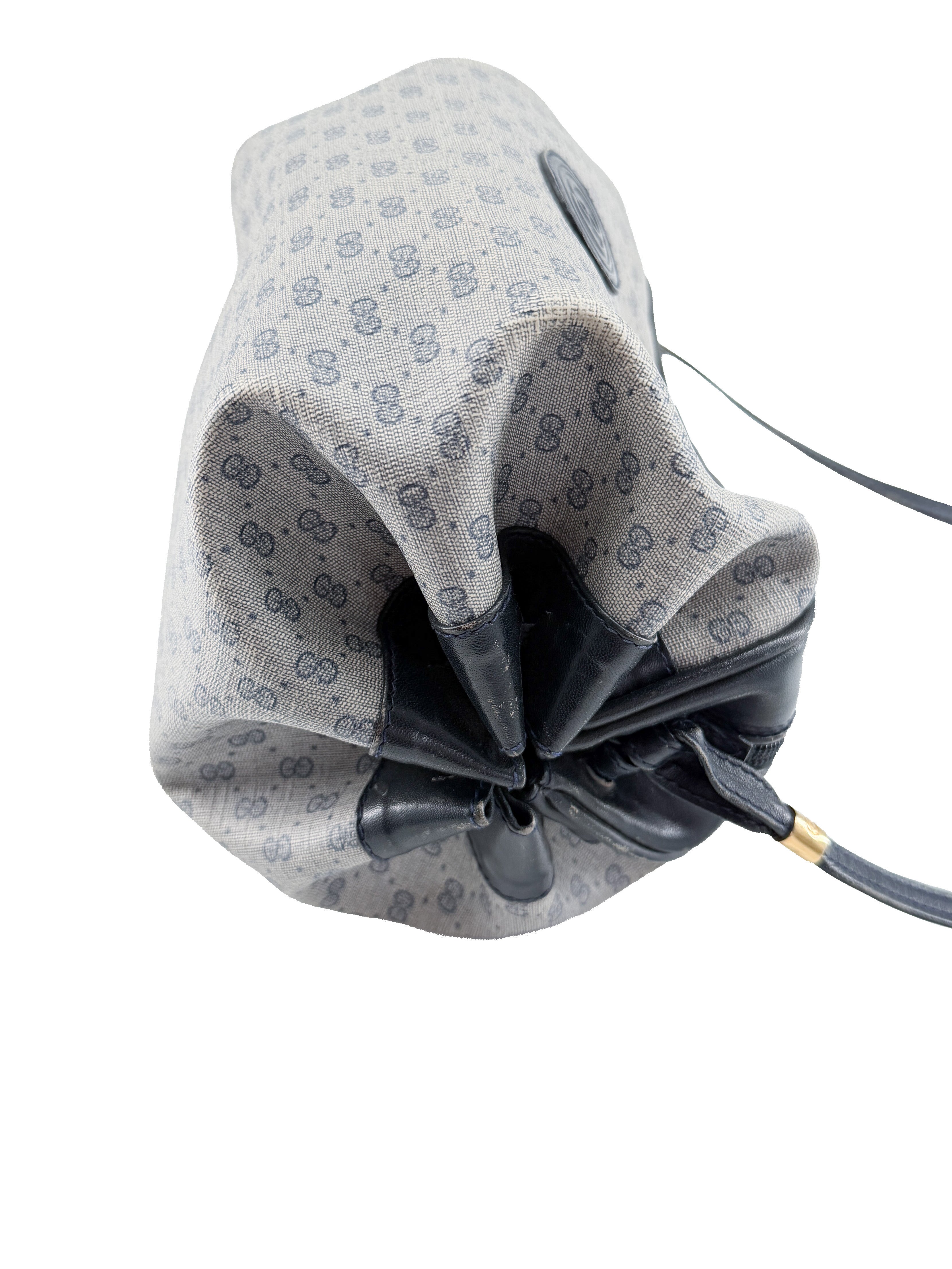 Gucci micro GG navy gray vintage crossbody 007-115-5770