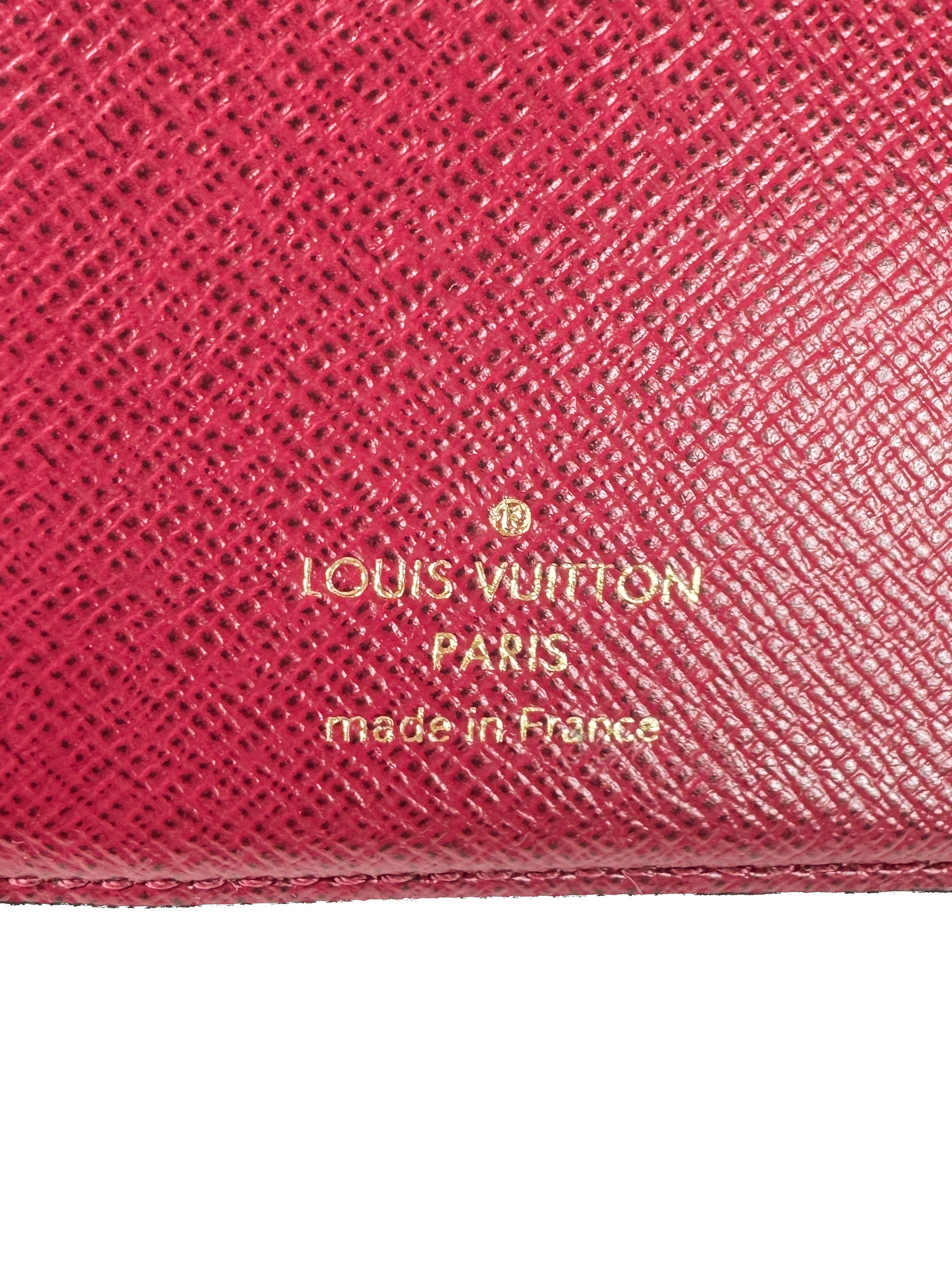 Louis Vuitton monogram pink Juliette wallet