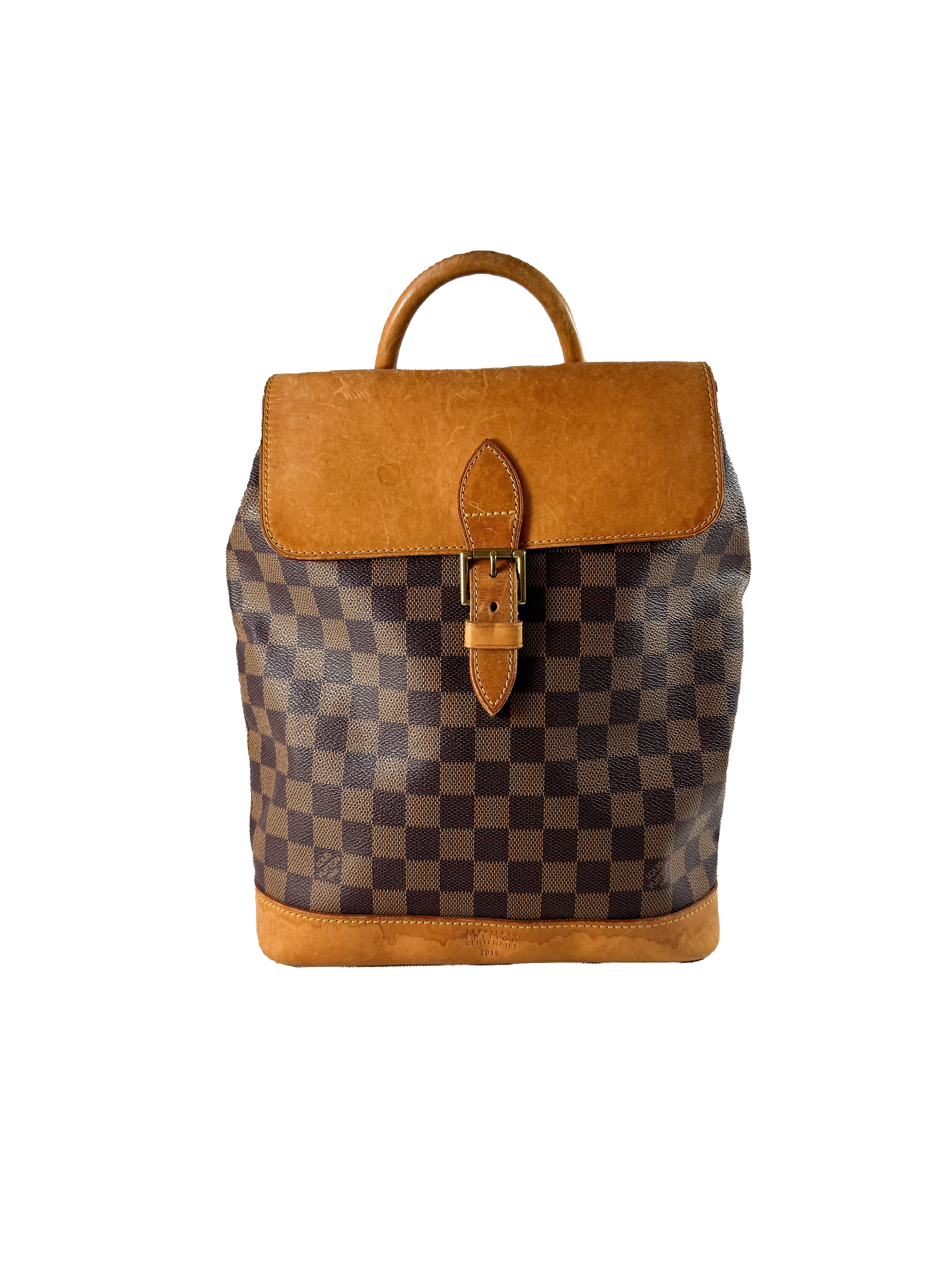 Louis Vuitton damier ebene Arlequin centenaire backpack TH0976