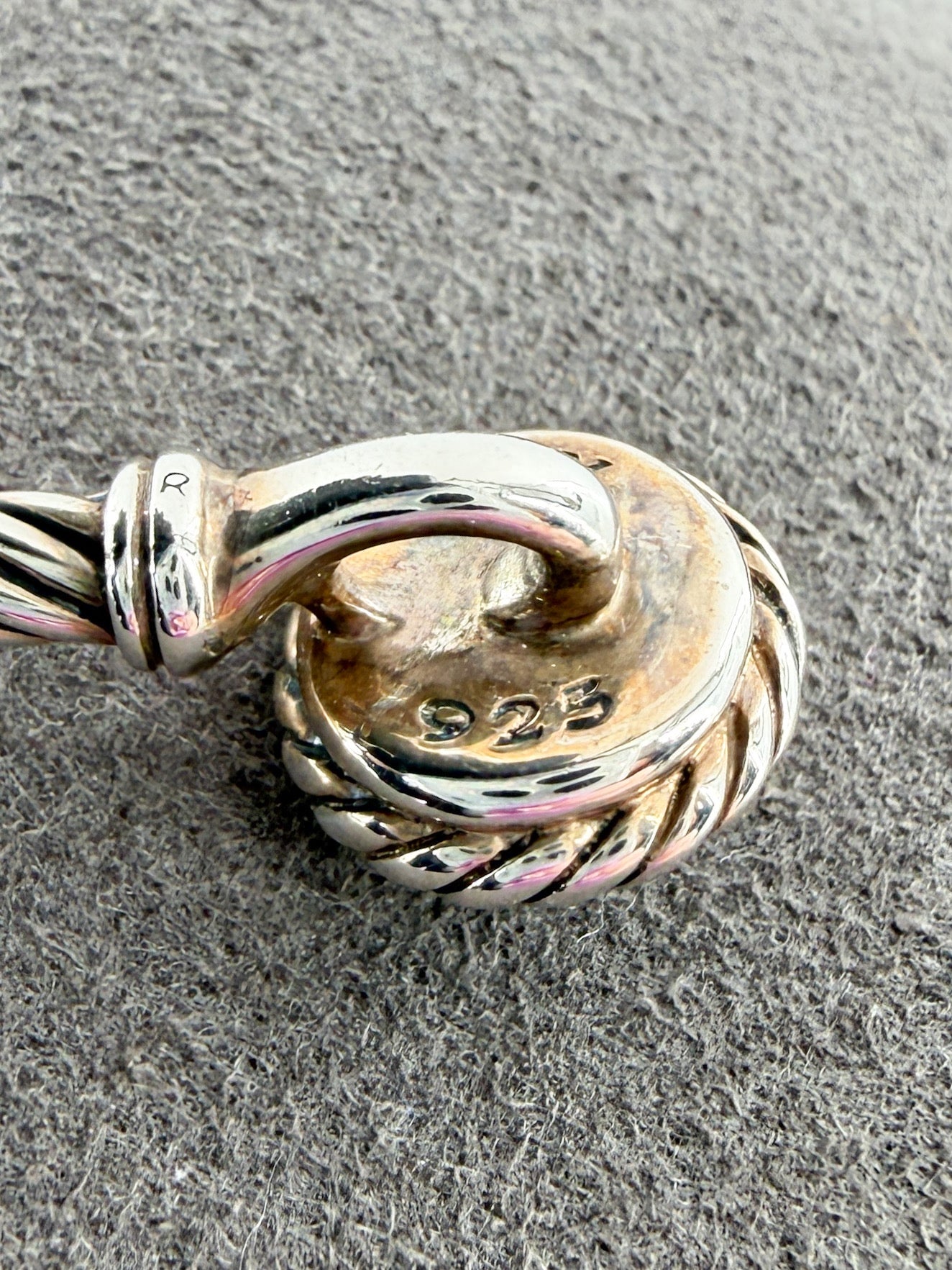 David Yurman sterling silver black onyx Chatelaine bracelet