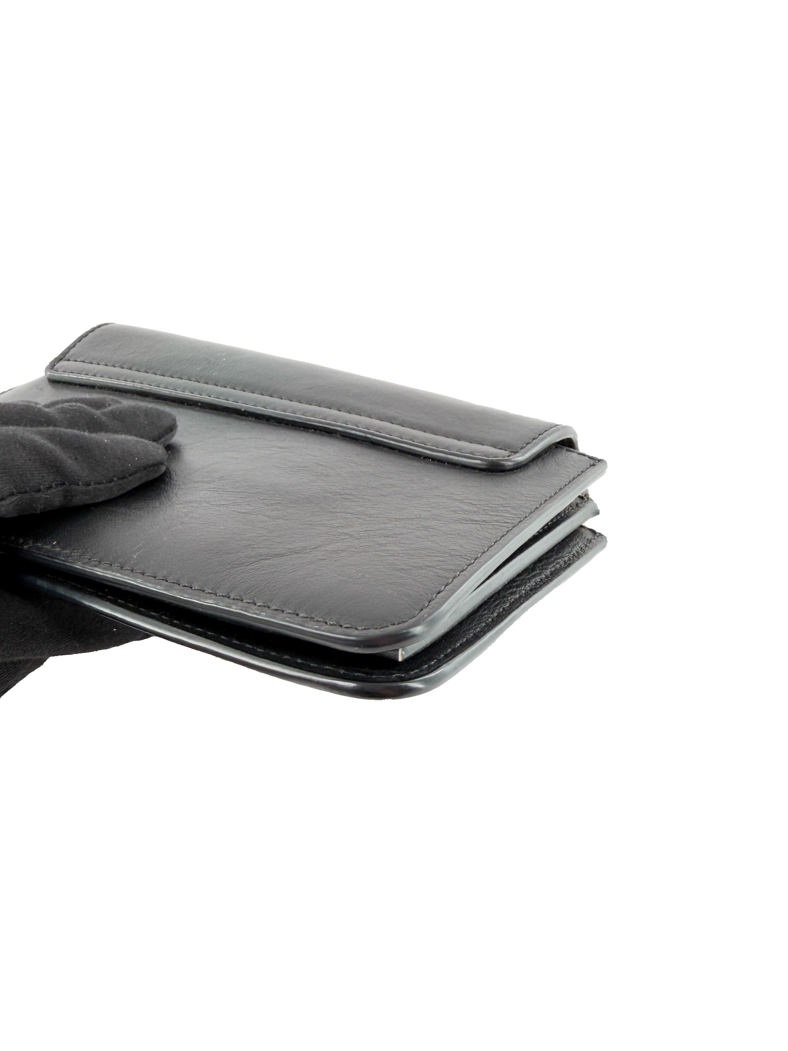 Chloé black Drew Bijou clutch with strap 04-18-60-65