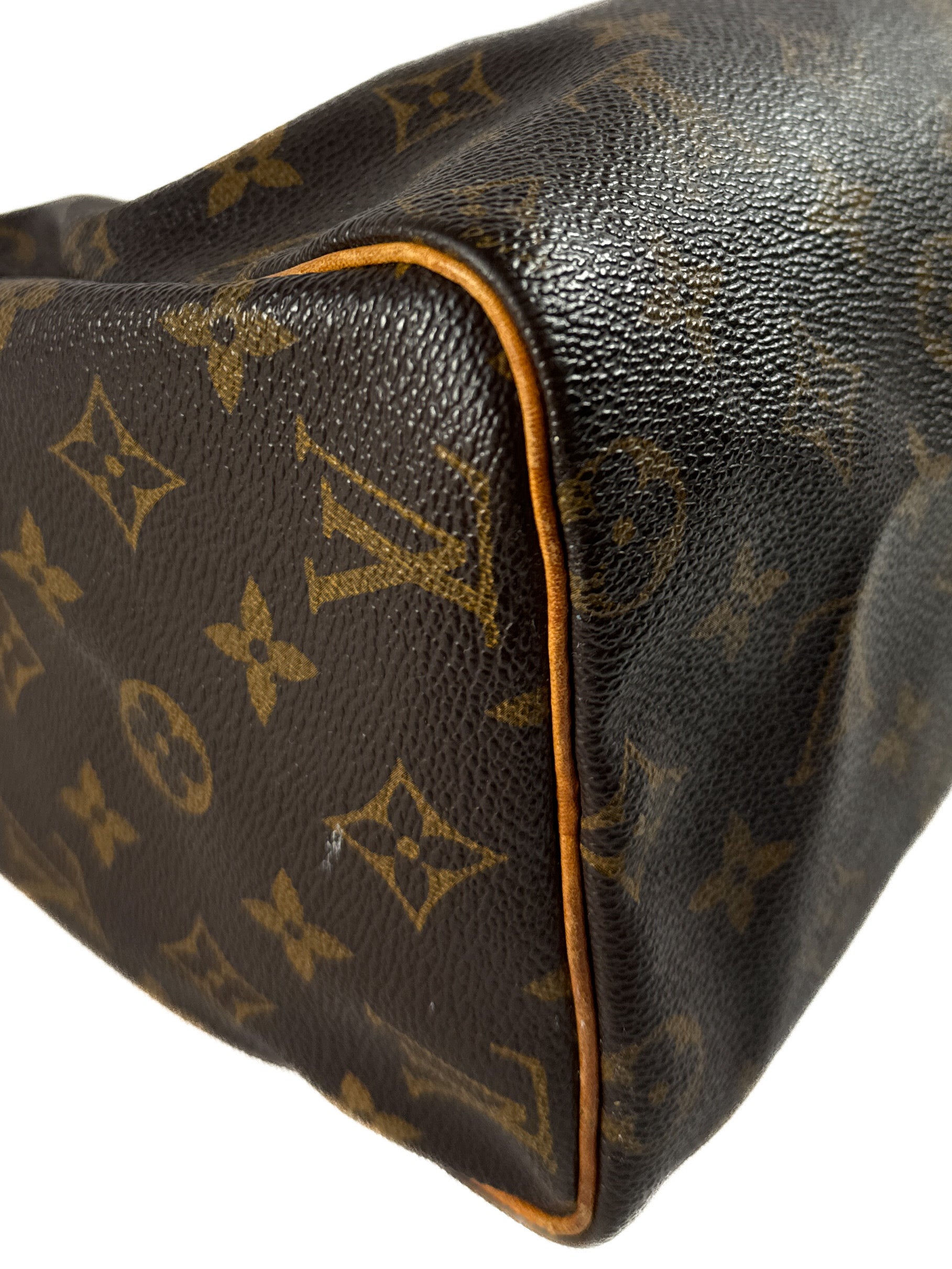 Louis Vuitton monogram speedy 25 SD0929 w/vintage strap
