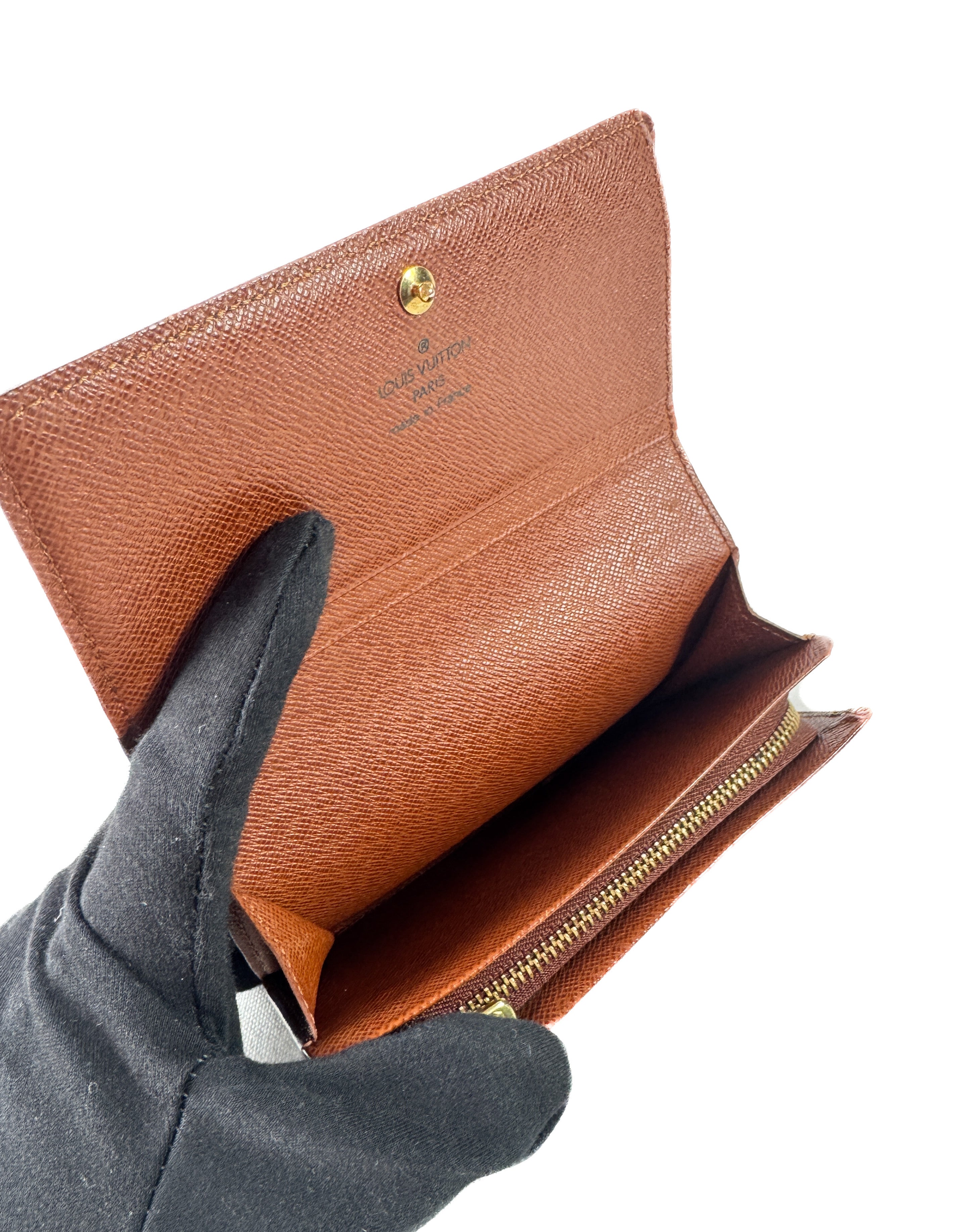 Louis Vuitton monogram porte Monnaie tresor wallet CT0082