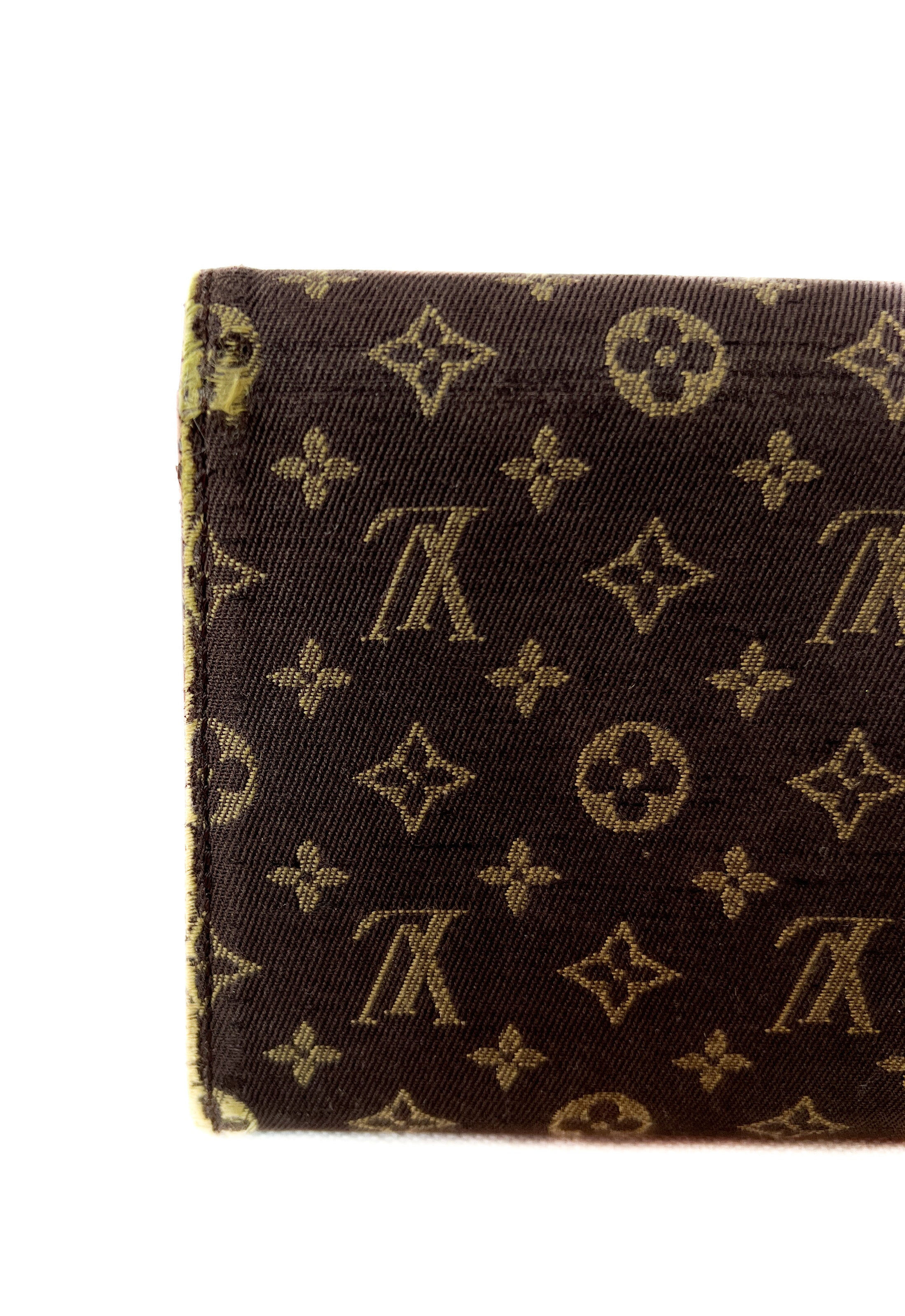 Louis Vuitton brown denim monogram wallet