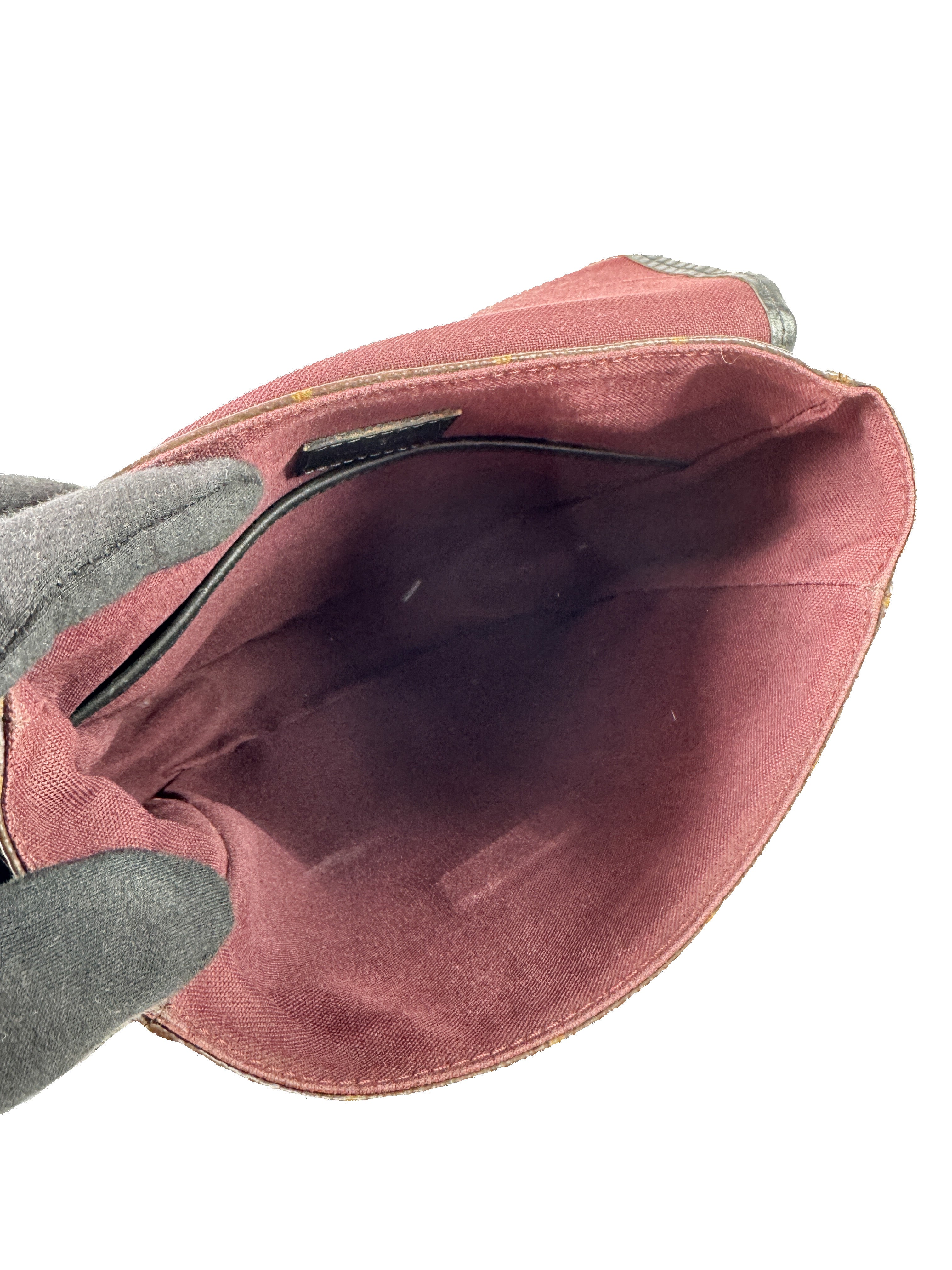 Louis Vuitton Bass Messenger Bag Macassar Monogram Canvas PM AA4171