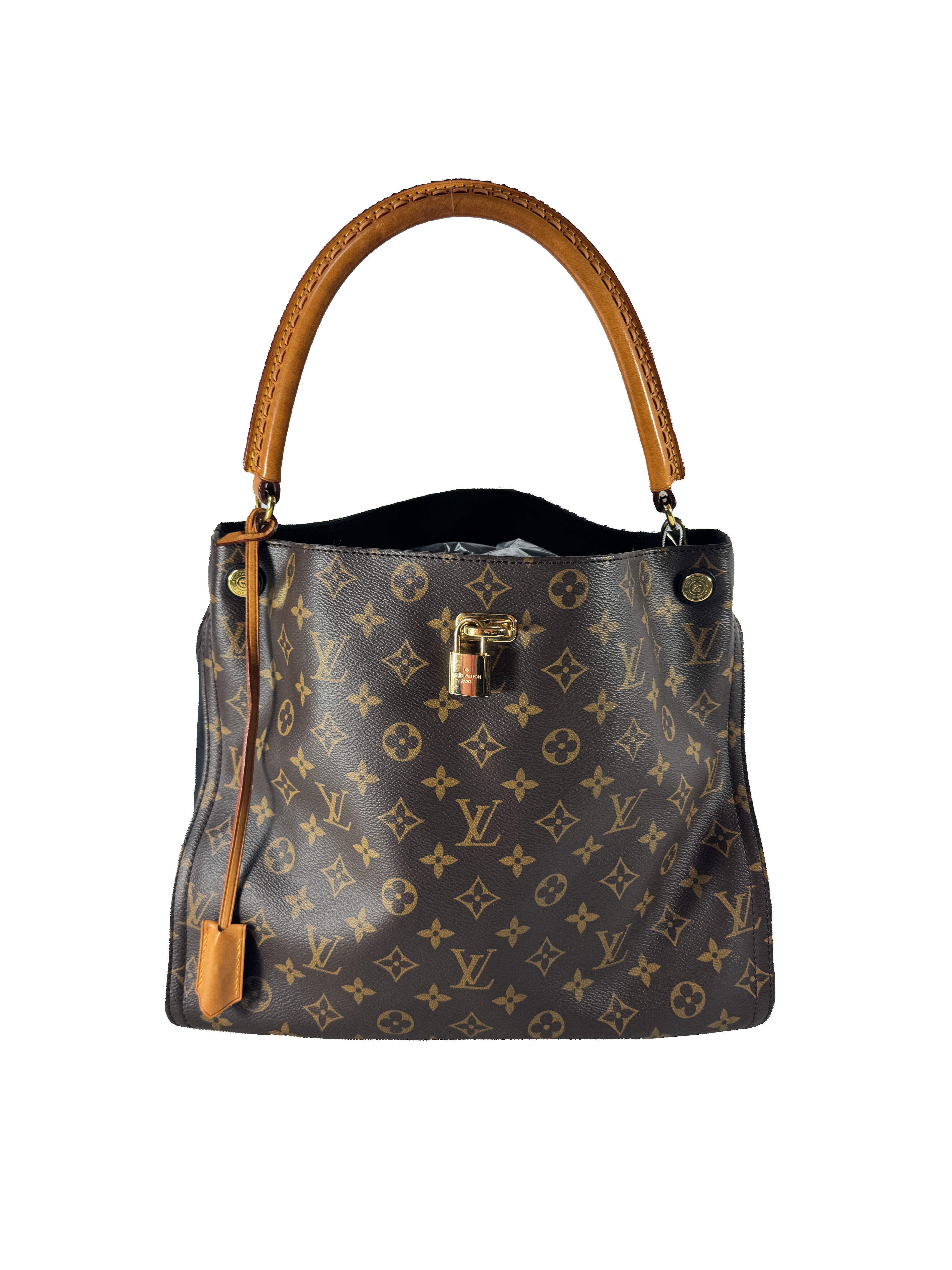 Louis Vuitton monogram Gaia black shoulder bag DR4105