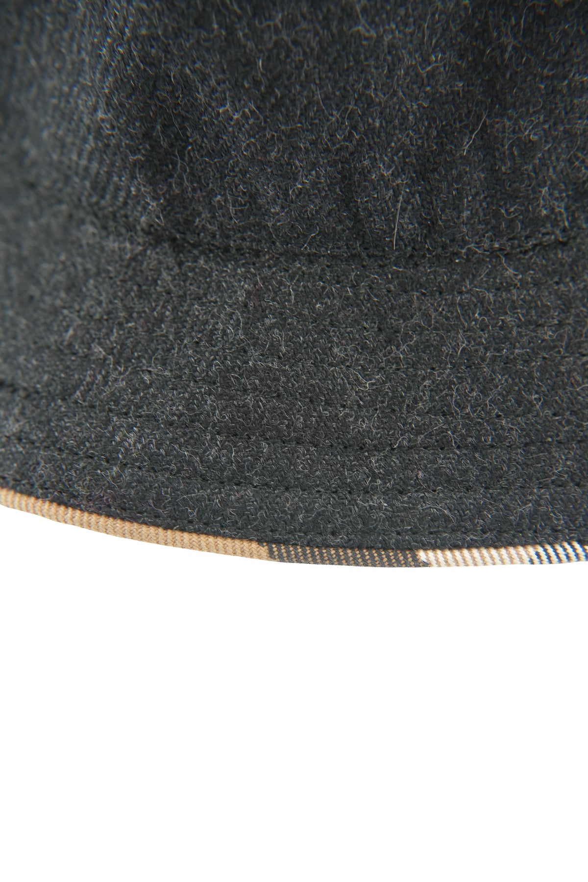 Burberry gray wool bucket hat size M