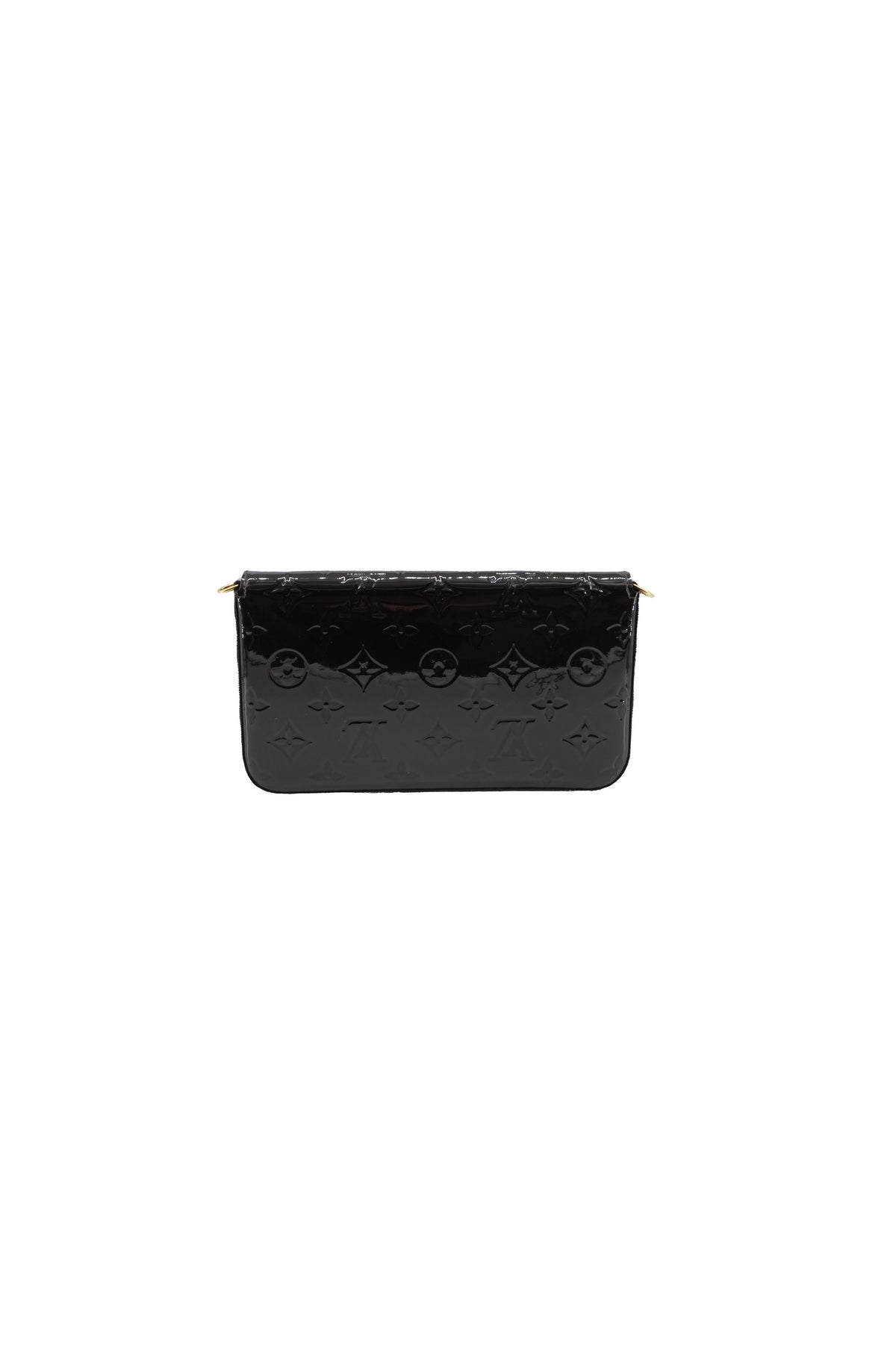Louis Vuitton dark purple vernis Felicie Pochette TJ3148