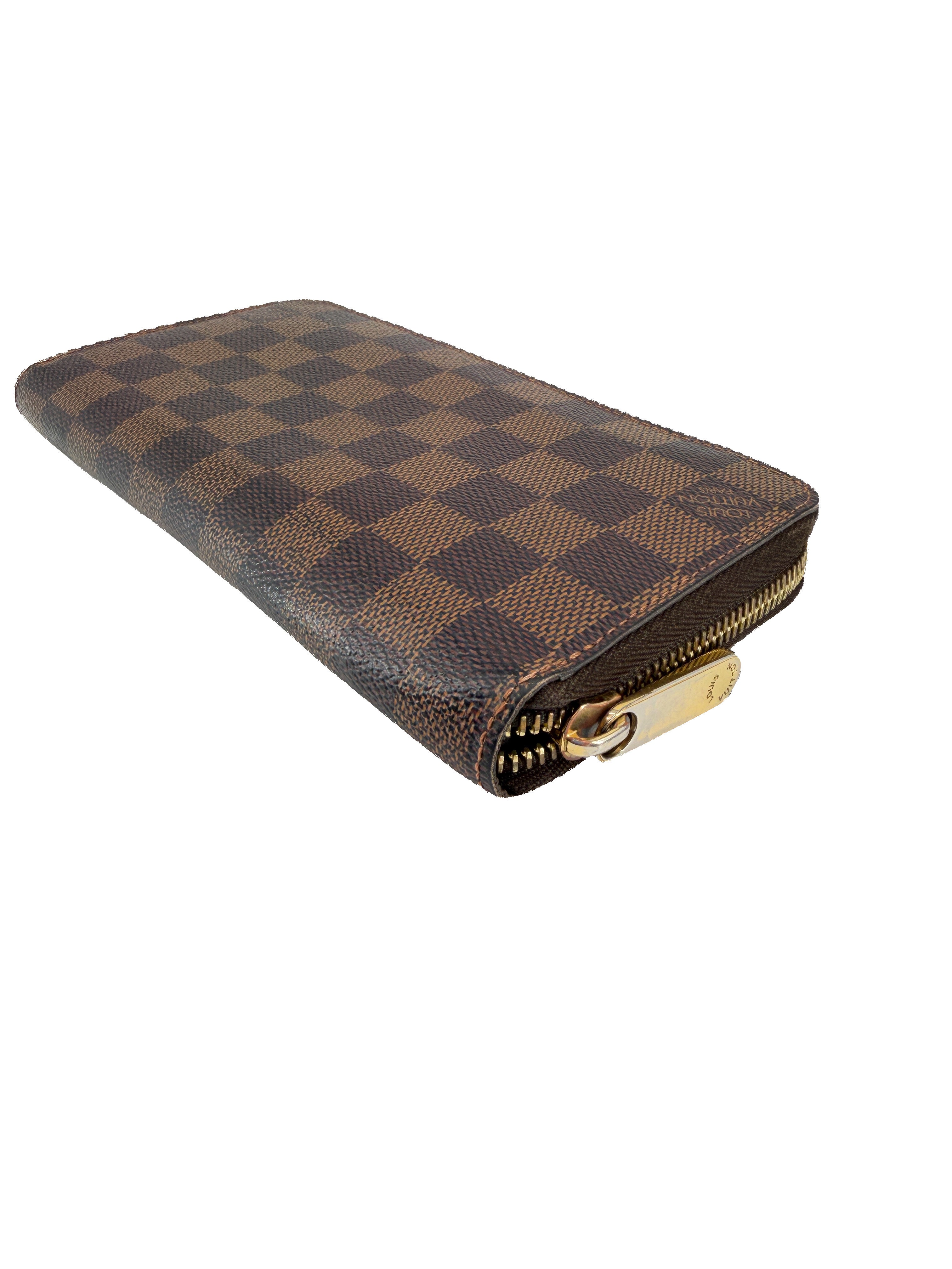 Louis Vuitton damier ebene zippy wallet CA0162
