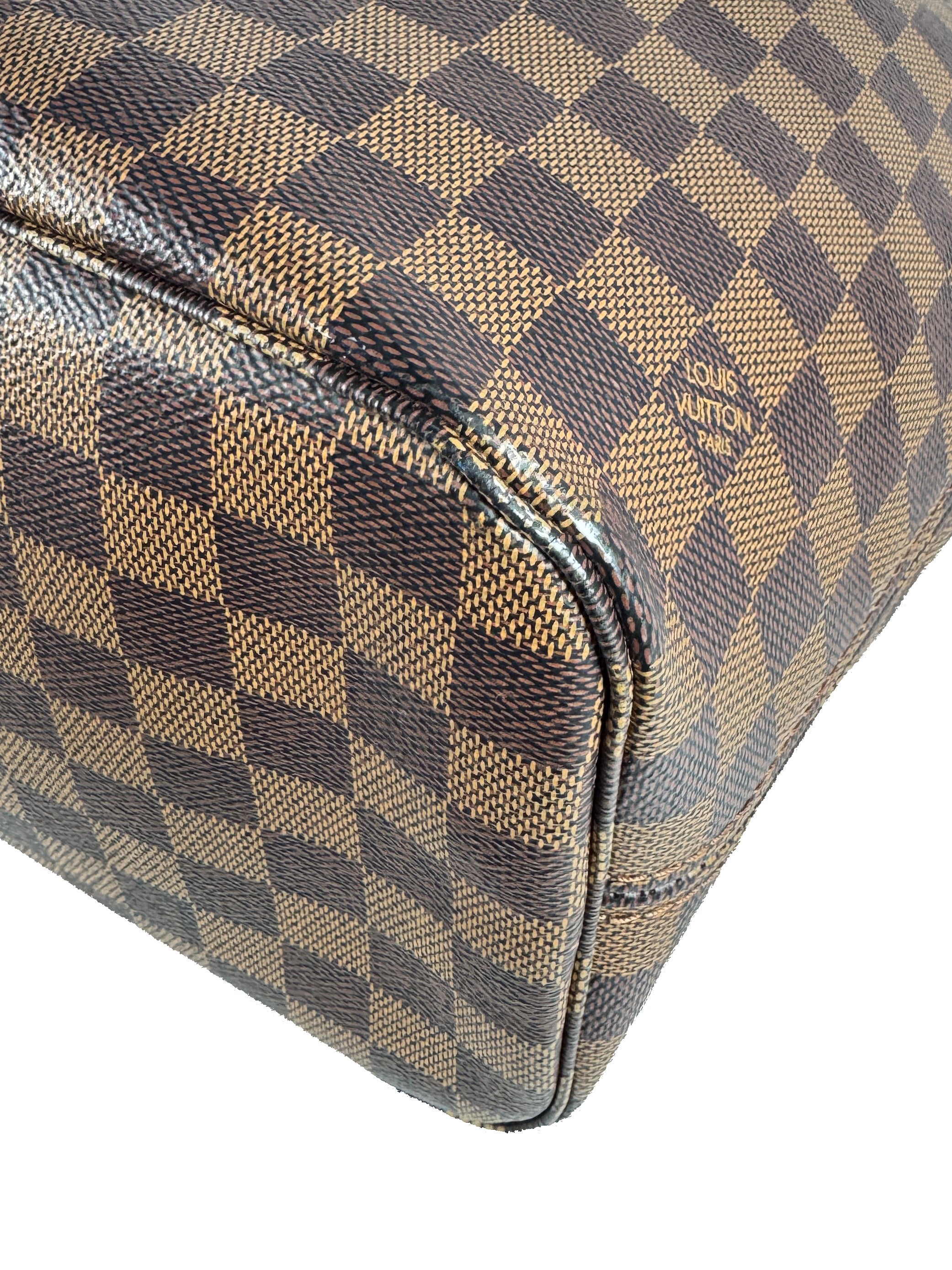 Louis Vuitton damier ebene Neverfull MM w/pouch SD4200