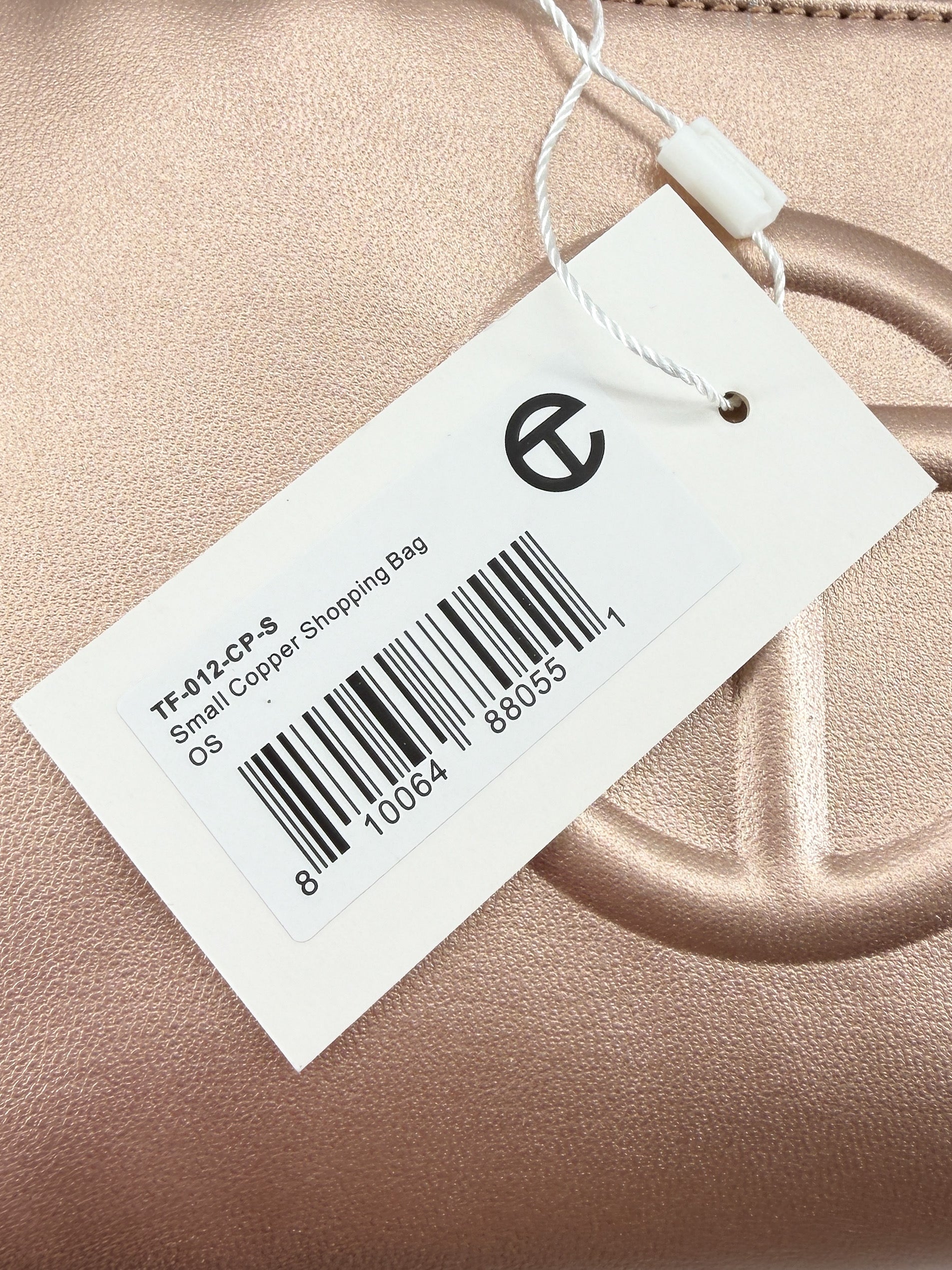 Telfar small shopping tote Copper NWT