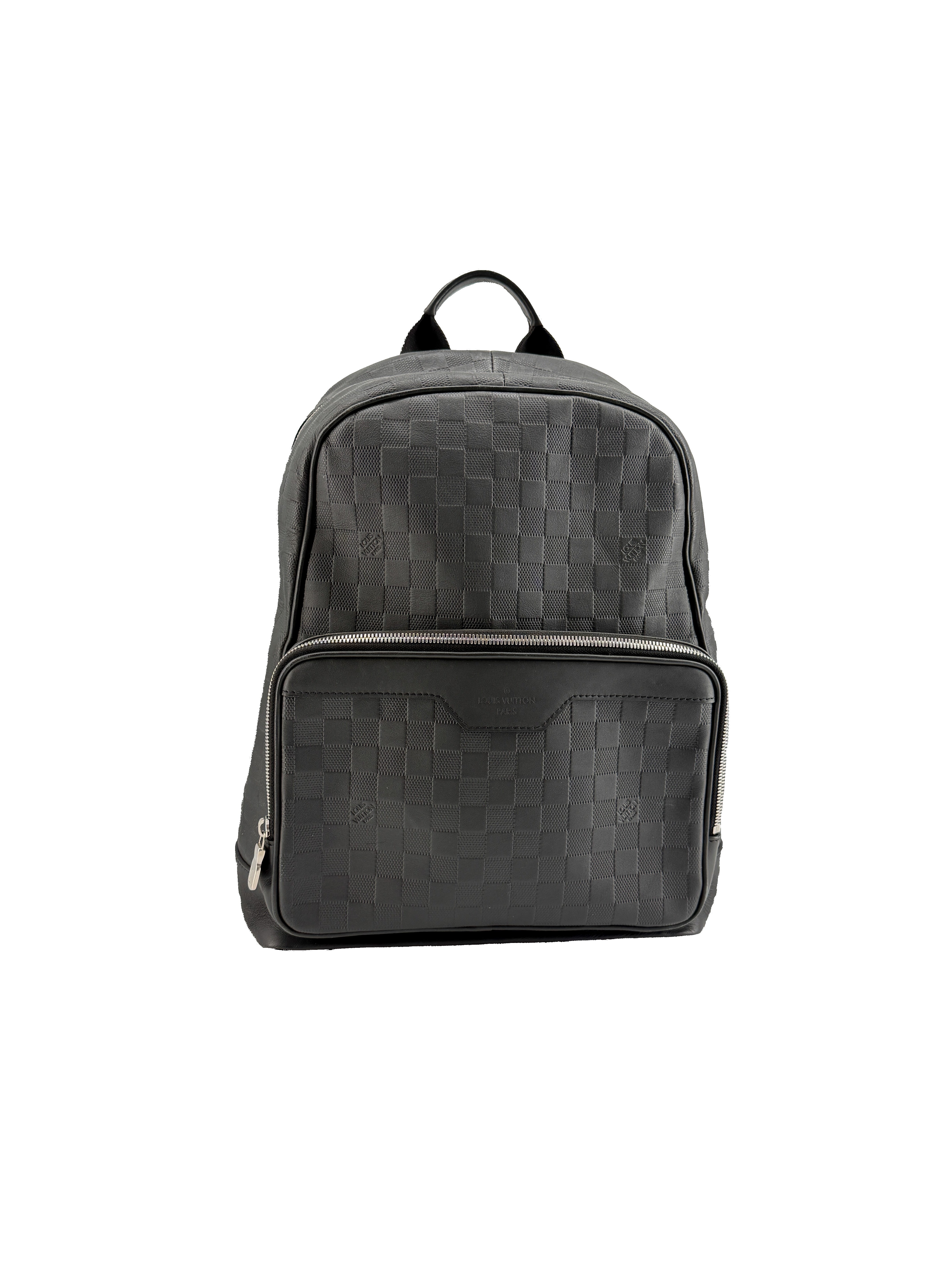 Louis Vuitton black damier infini Campus backpack CA0210