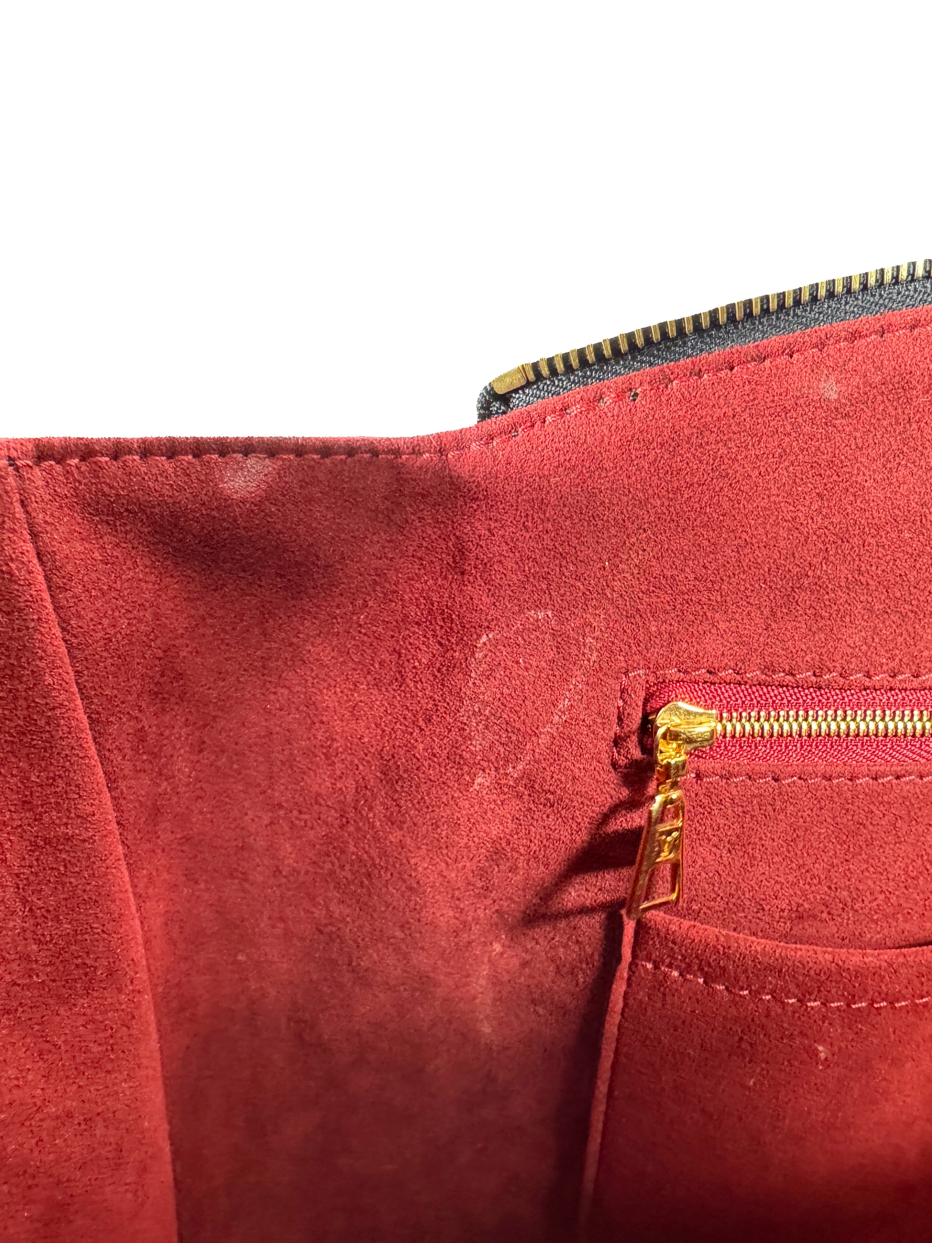 Louis Vuitton black Grand Palais Empreinte Leather Tote Bag NFC