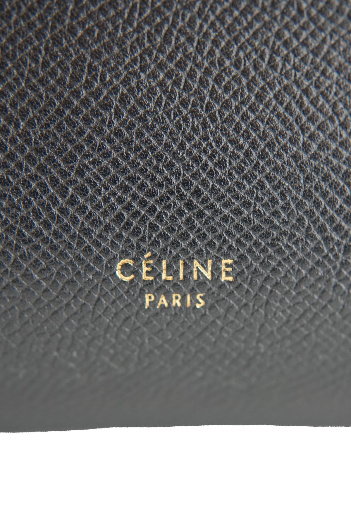 Celine black leather belt bag S-SL-4176