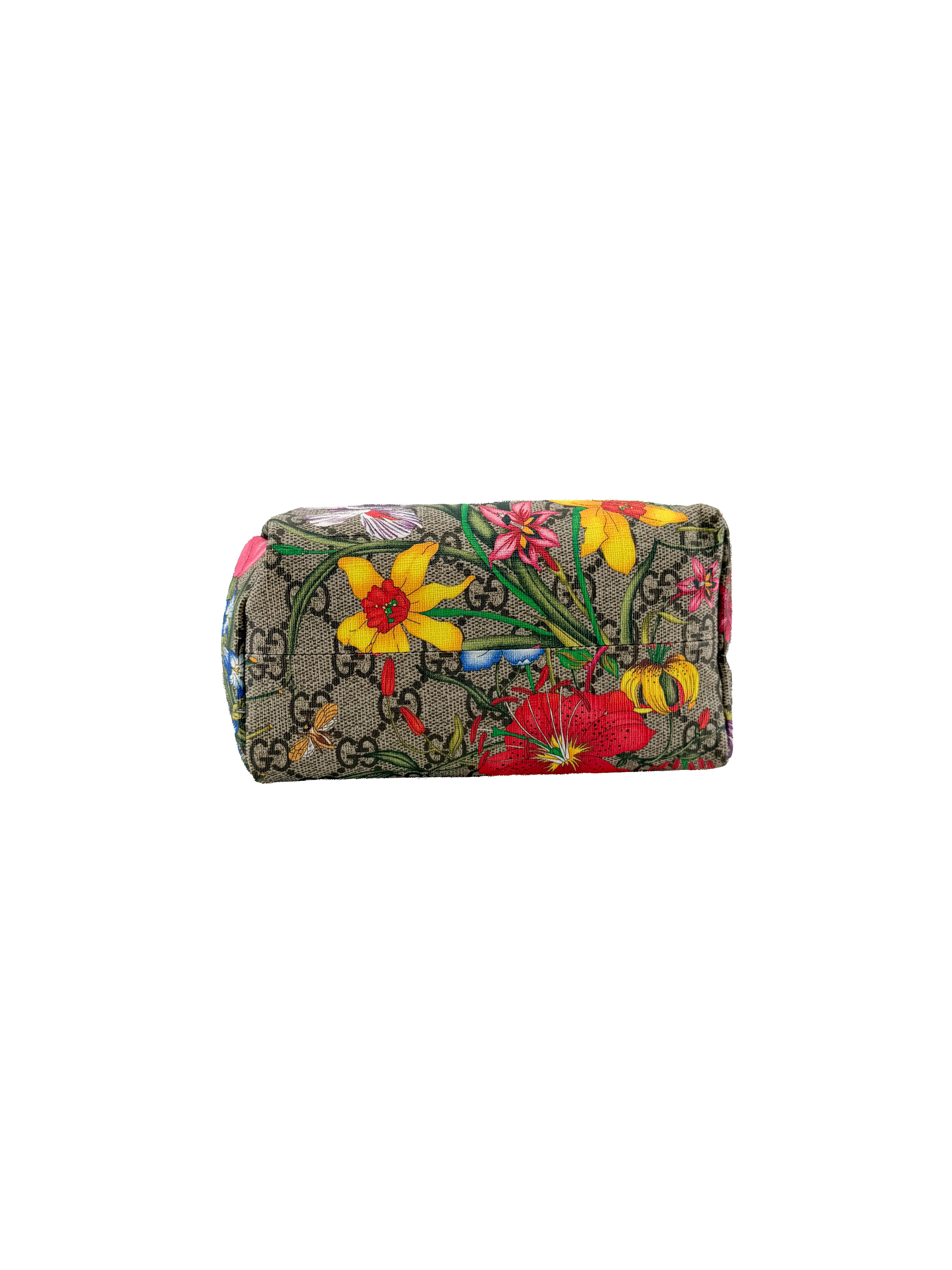 Gucci GG Supreme floral zip pouch 5483932778
