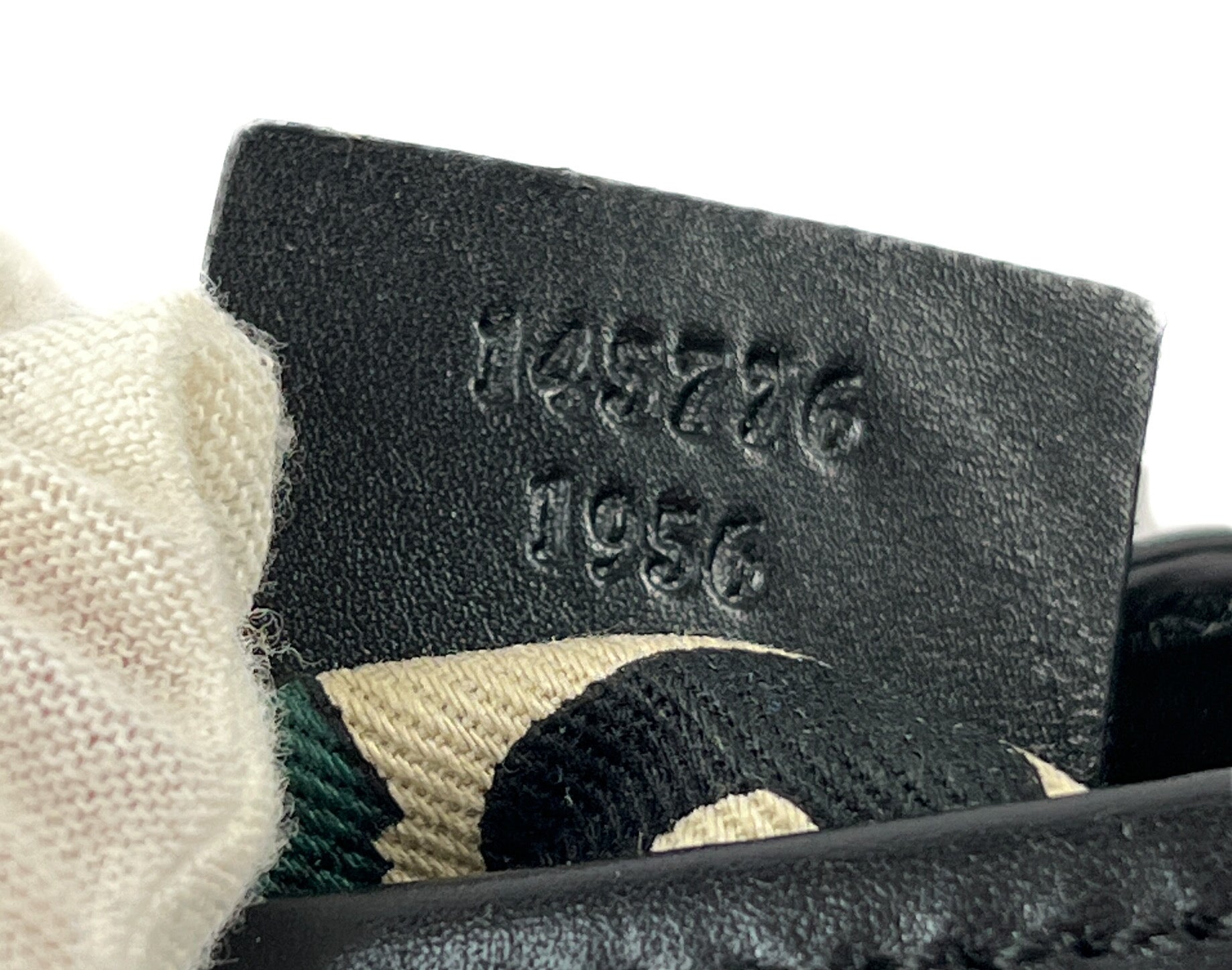 Gucci black leather mini Guccissima bag