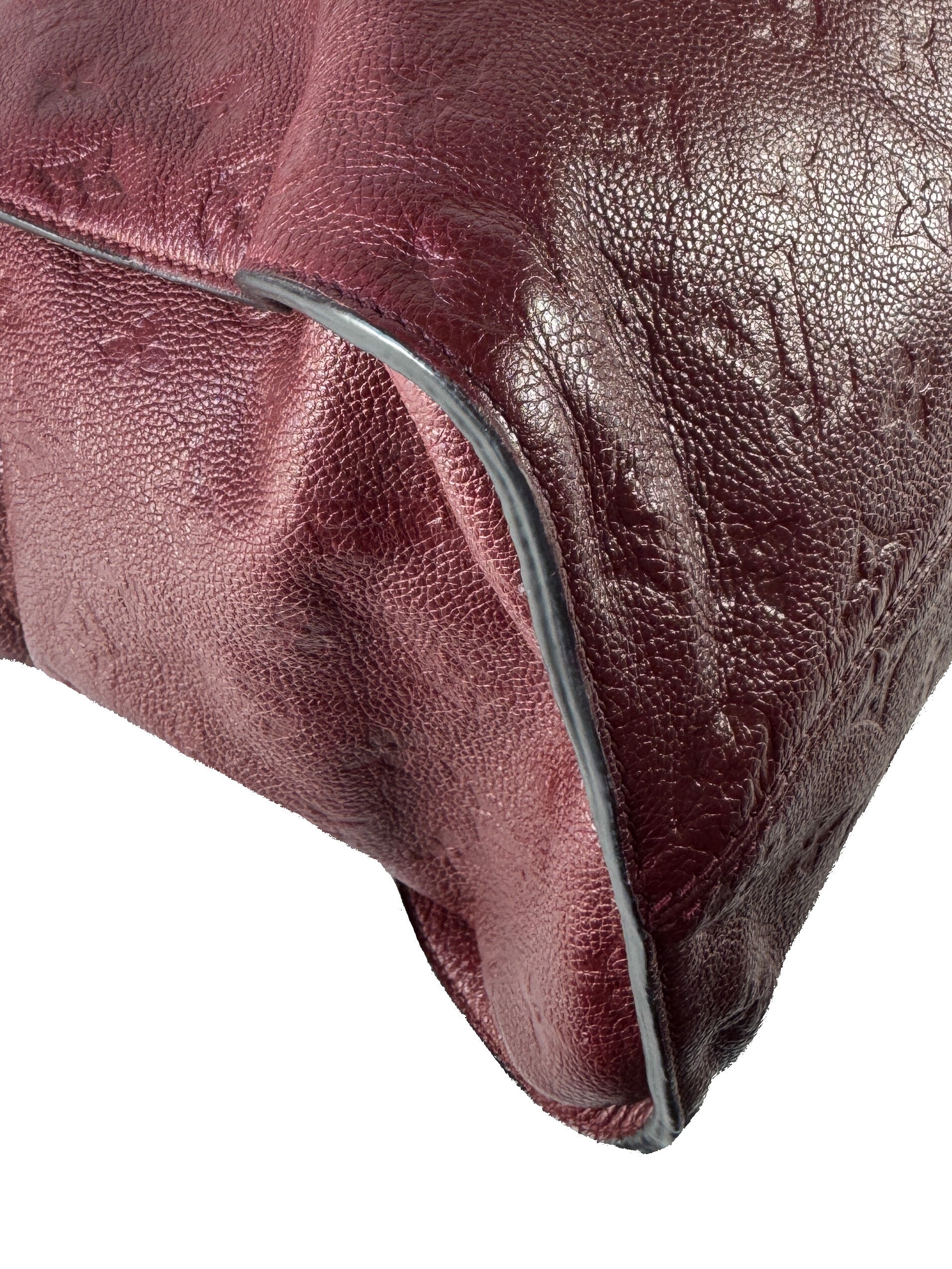 Louis Vuitton burgundy empreinte Lumineuse GM VI0191