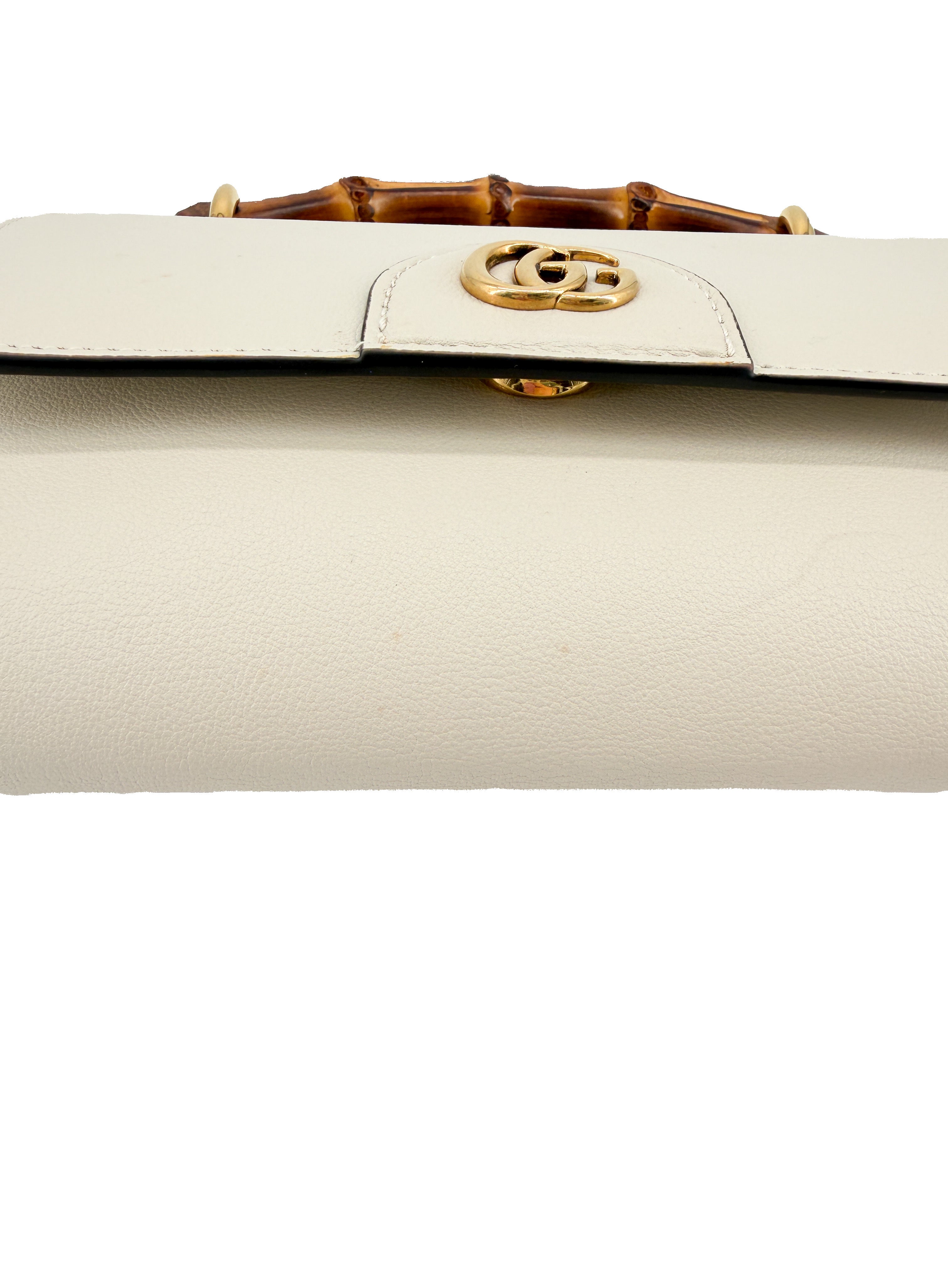 Gucci off white Diana mini shoulder bag 675795-493075