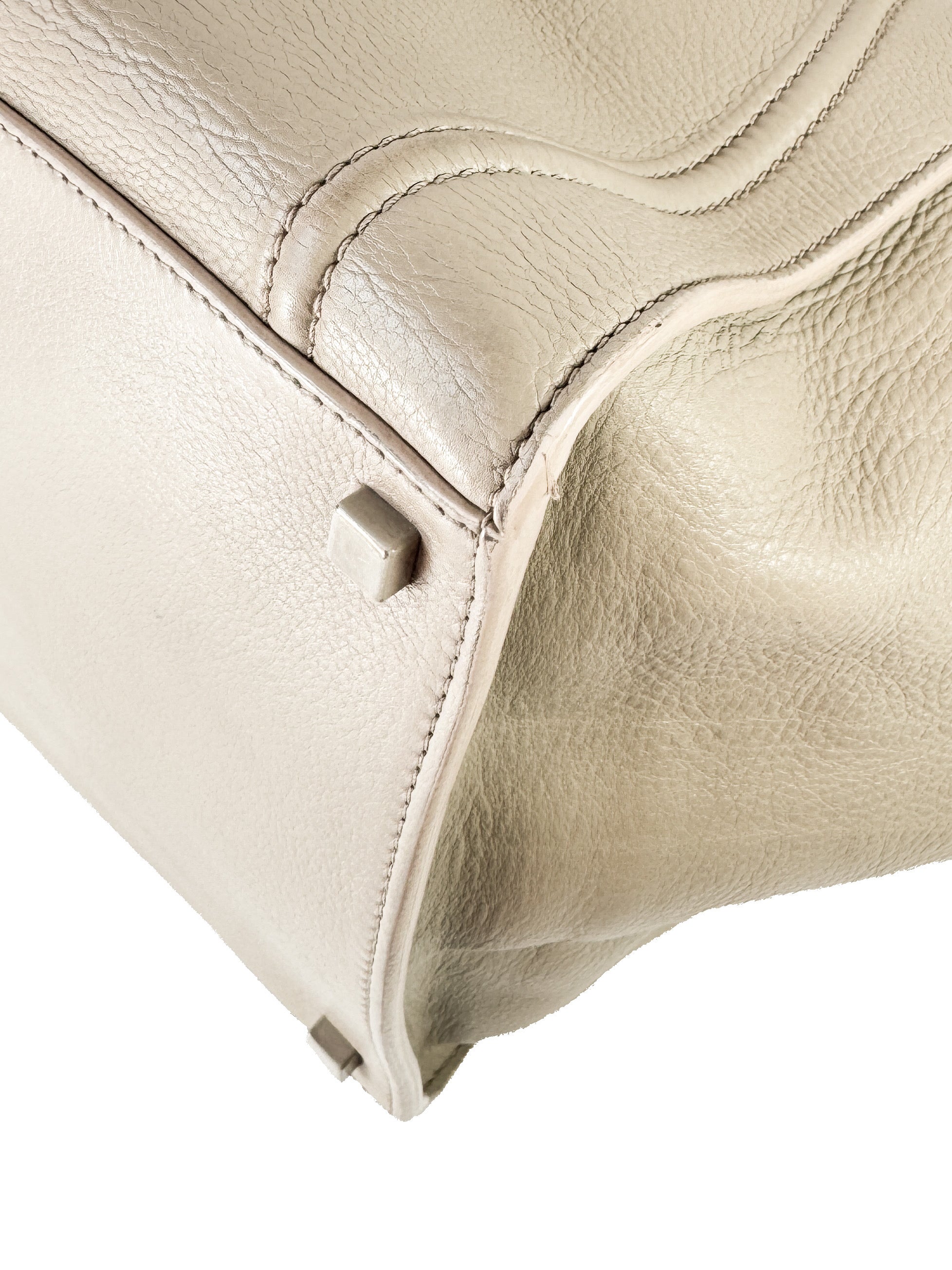 Celine beige leather Phantom bag S-GU-0122