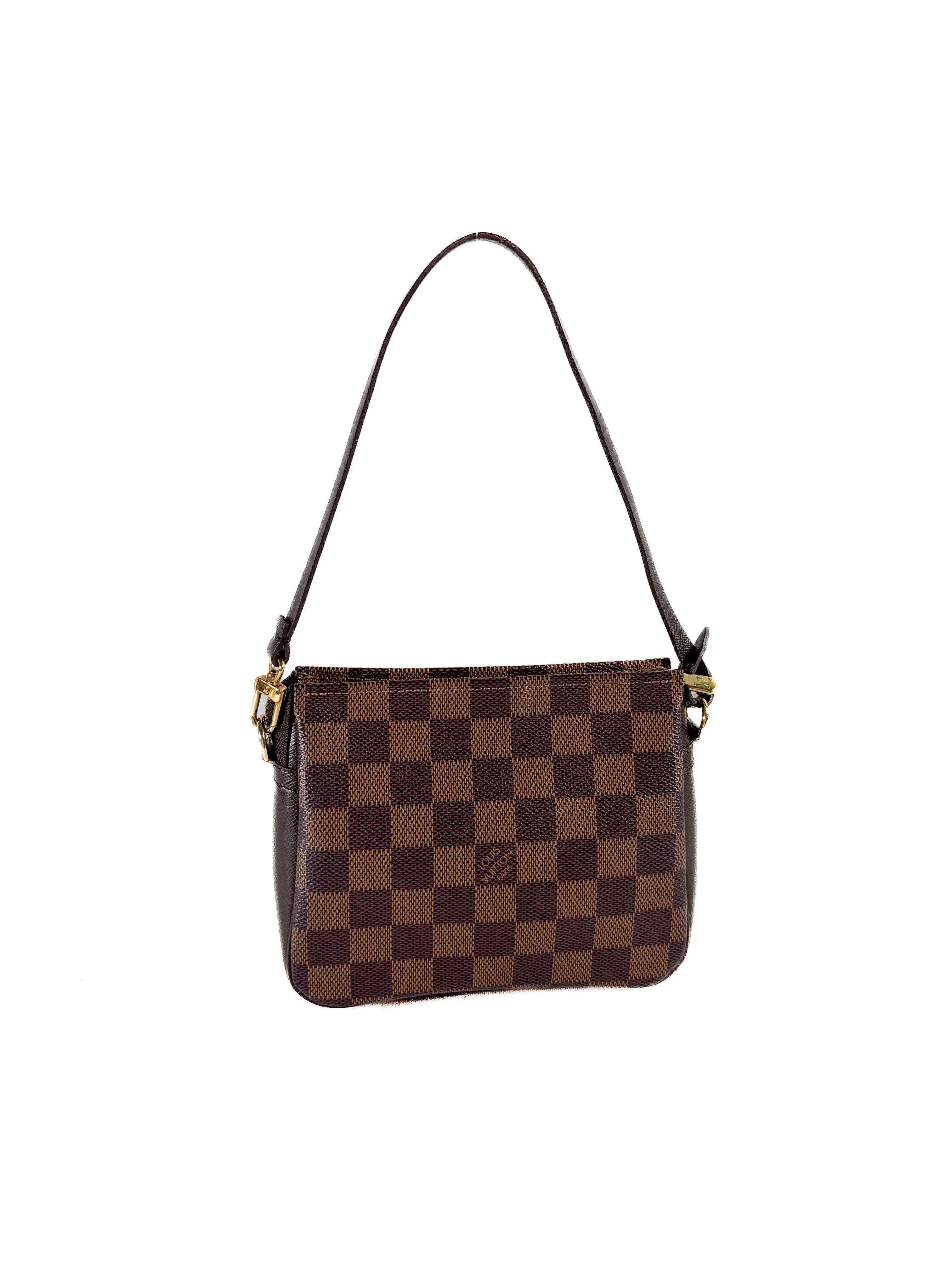 Louis Vuitton damier ebene Trousse make up bag pochette SP0021