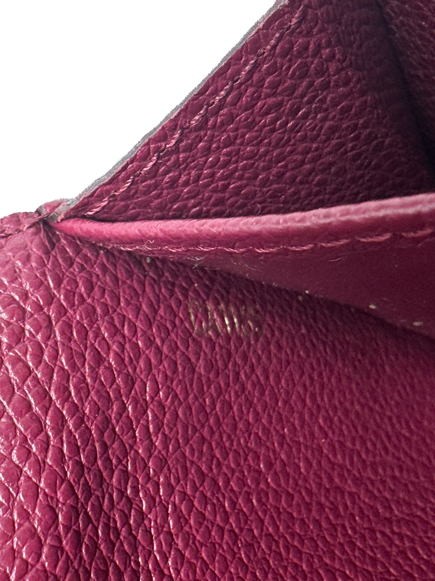 Louis Vuitton raisin monogram empriente Sarah wallet CA1165